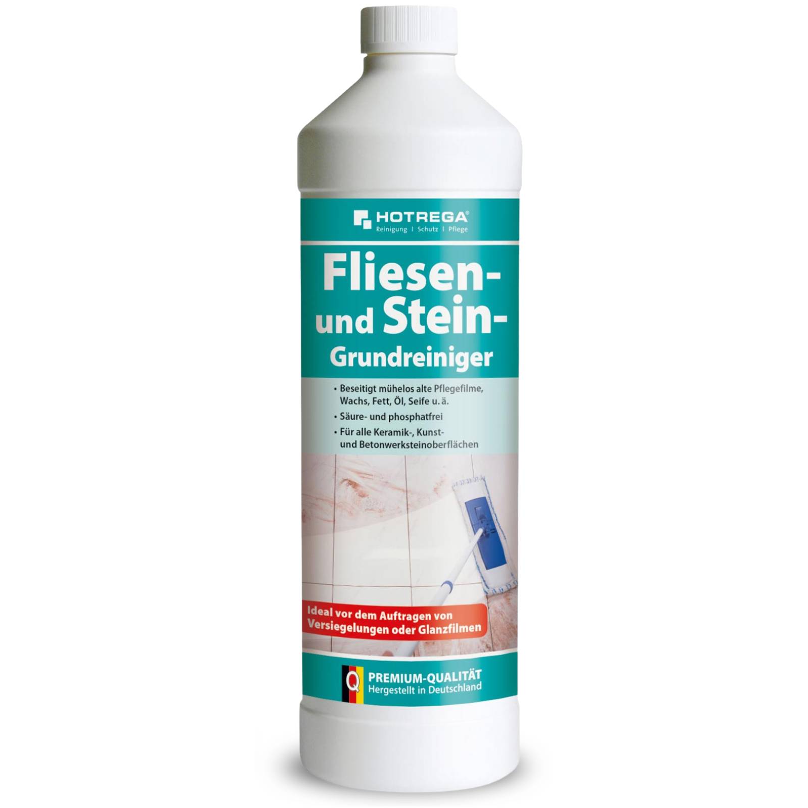 HOTREGA Fliesen & Stein Grundreiniger Konzentrat 1 L