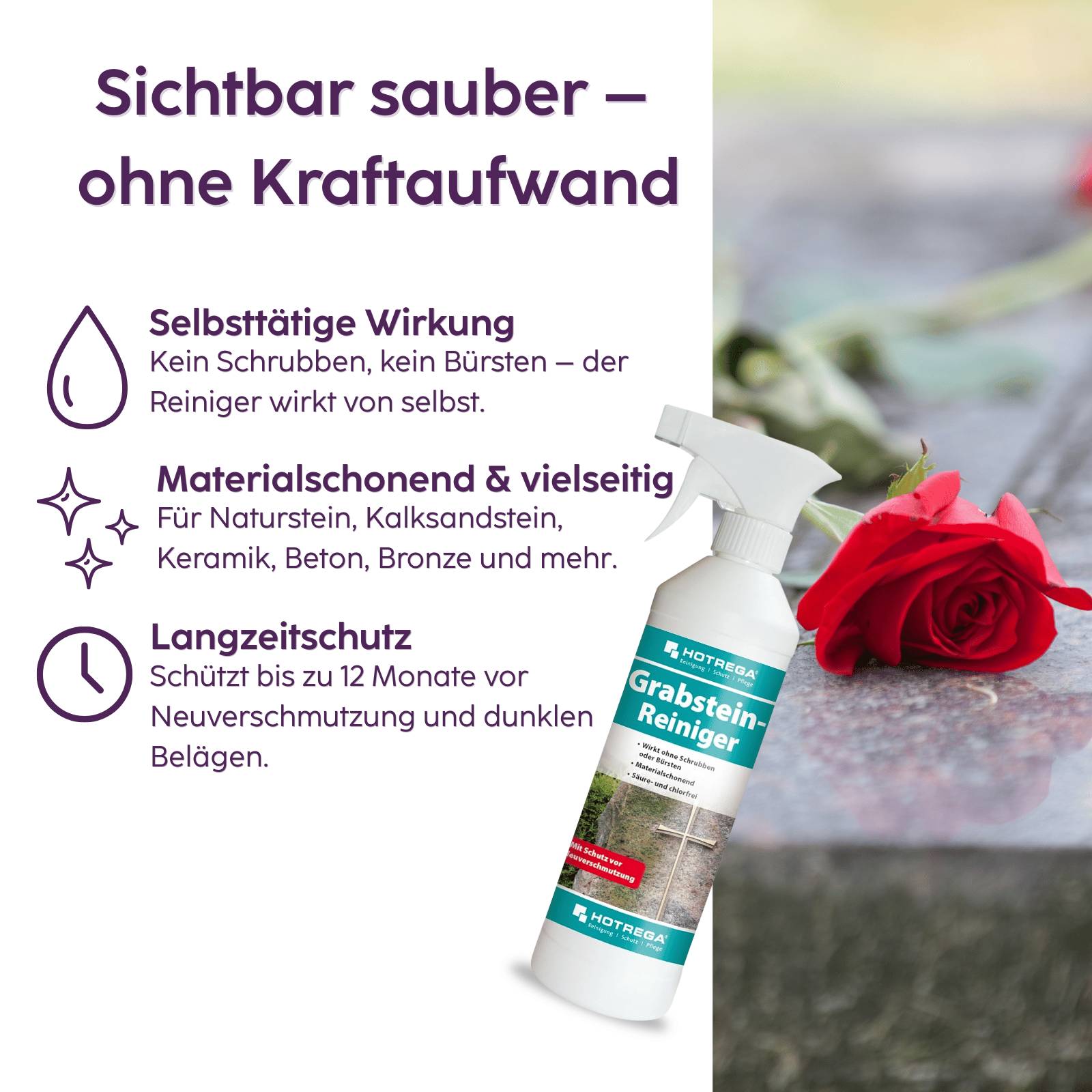 HOTREGA Grabsteinreiniger 500 ml