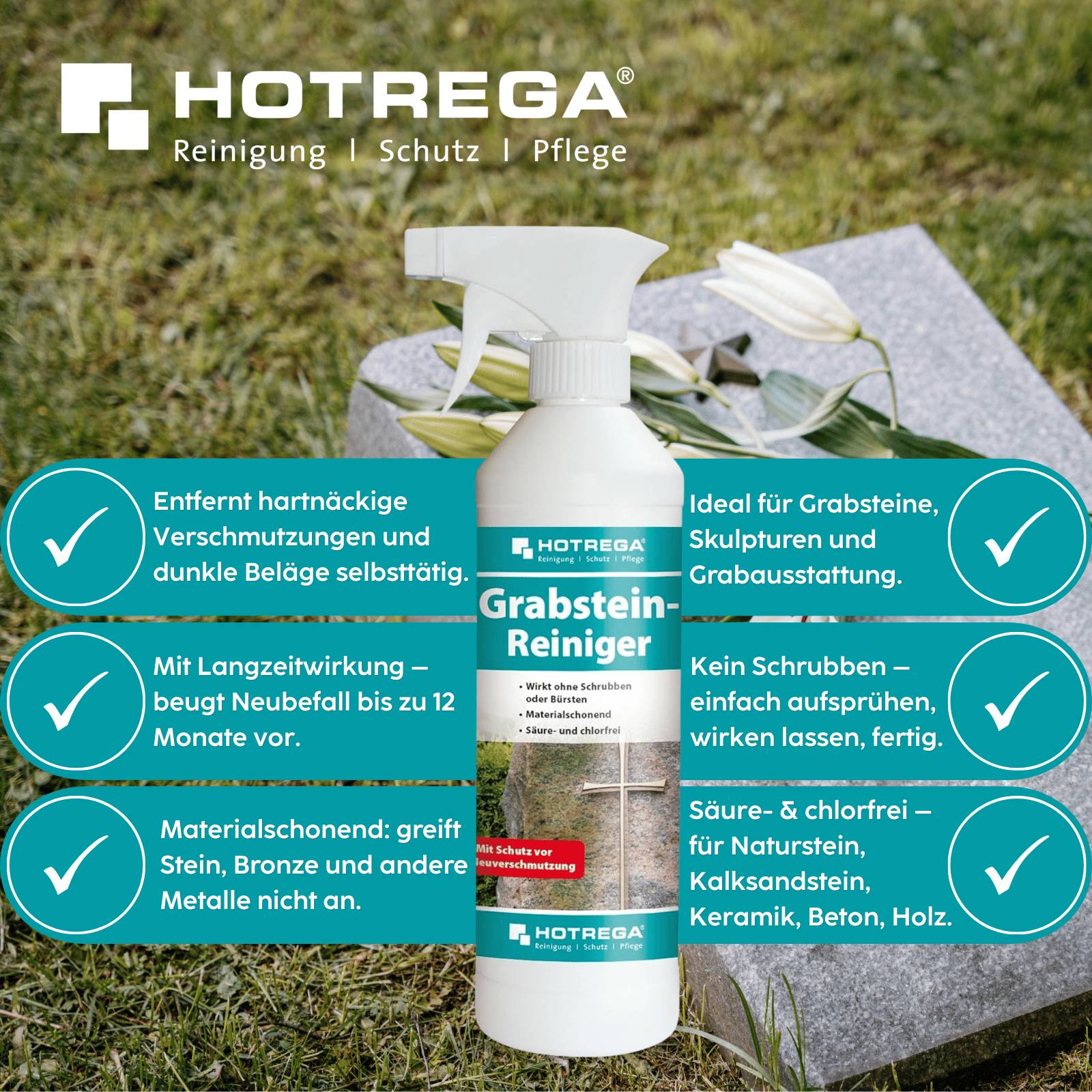 HOTREGA Grabsteinreiniger 500 ml