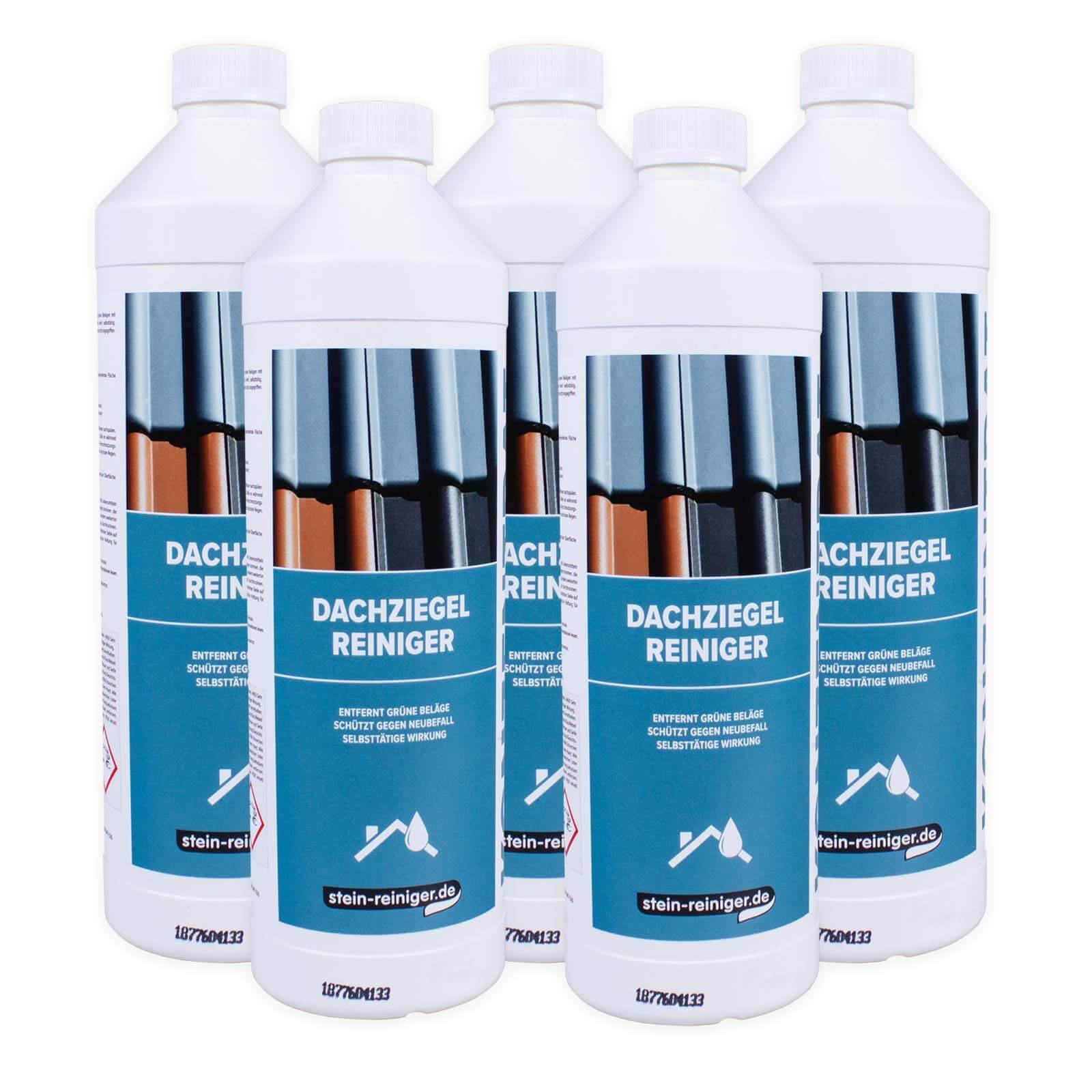 stein-reiniger.de Dachziegel Reiniger Konzentrat 5x 1 Liter