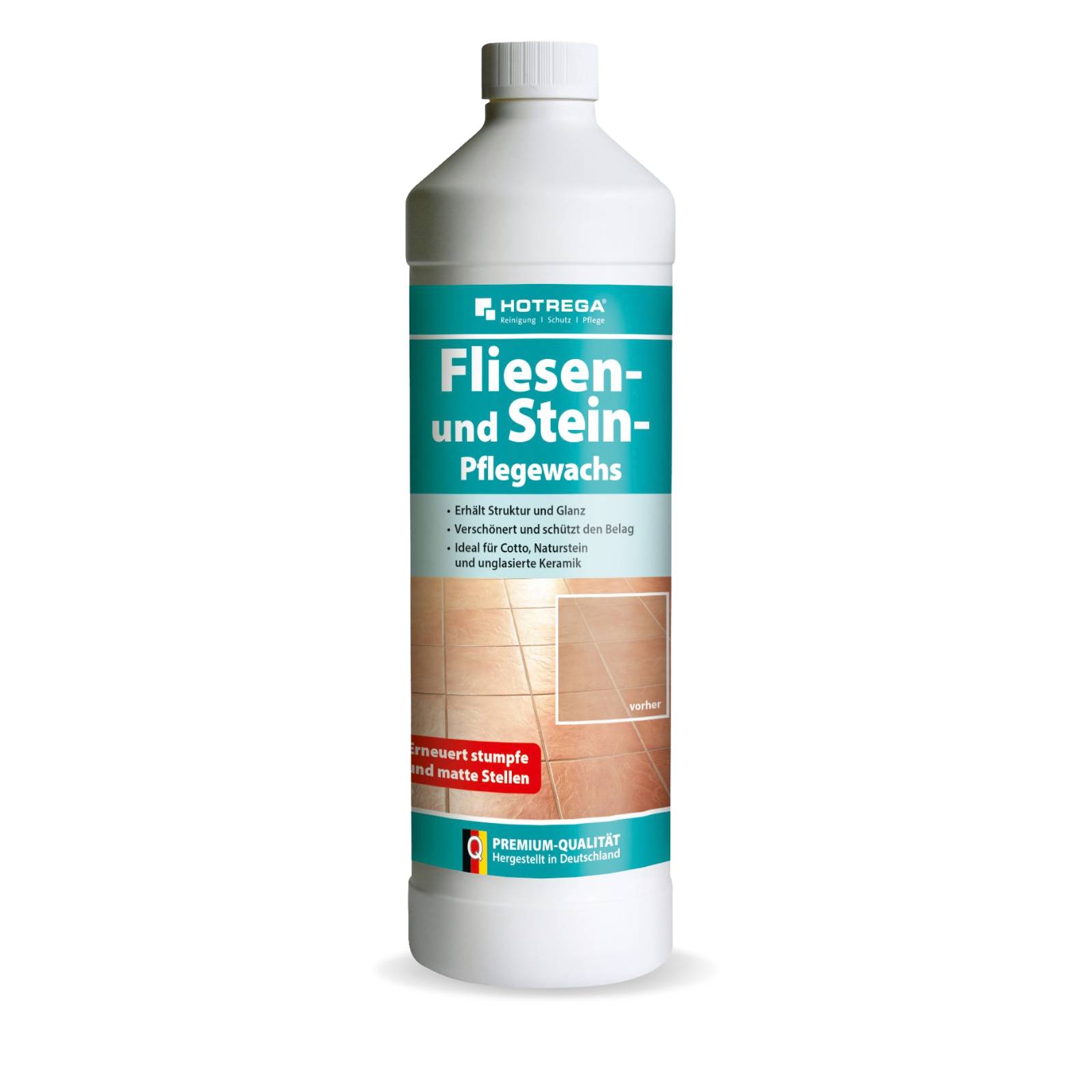 HOTREGA Fliesen und Stein Pflegewachs 1L