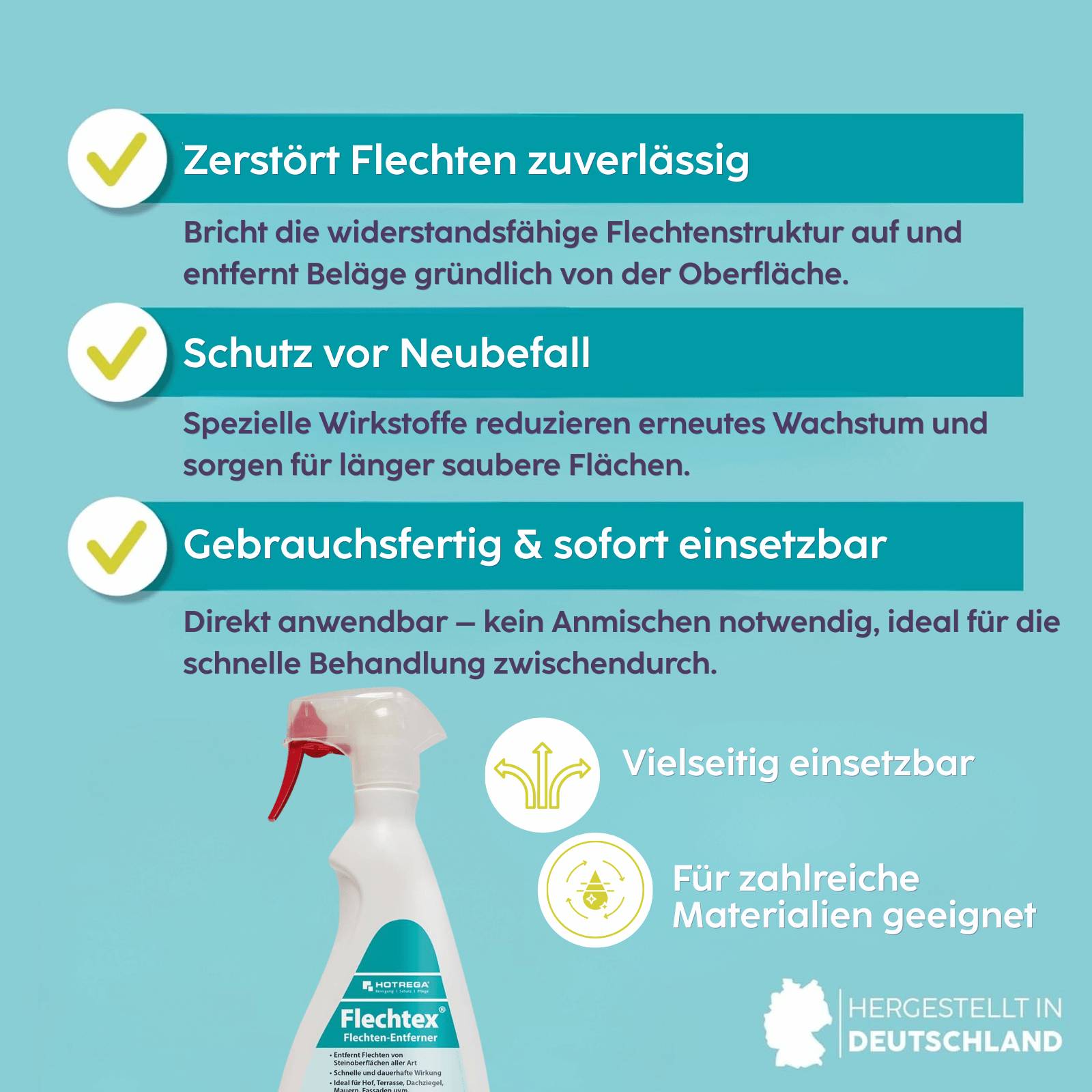 HOTREGA Flechtex Flechtenentferner 750 ml