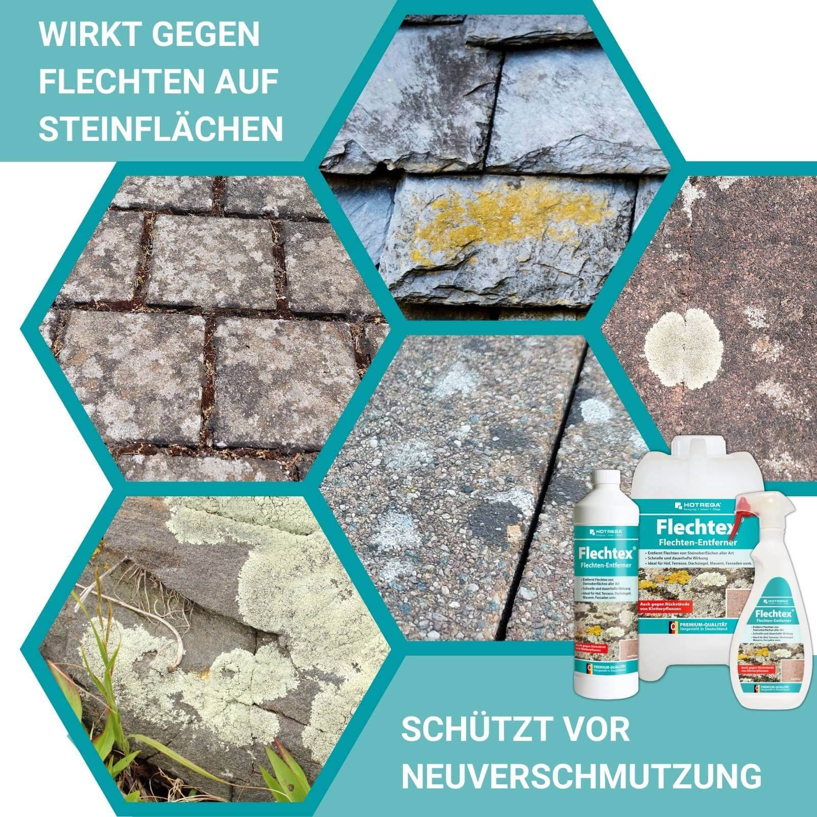 HOTREGA Flechten Entferner Flechtex 2x 1L