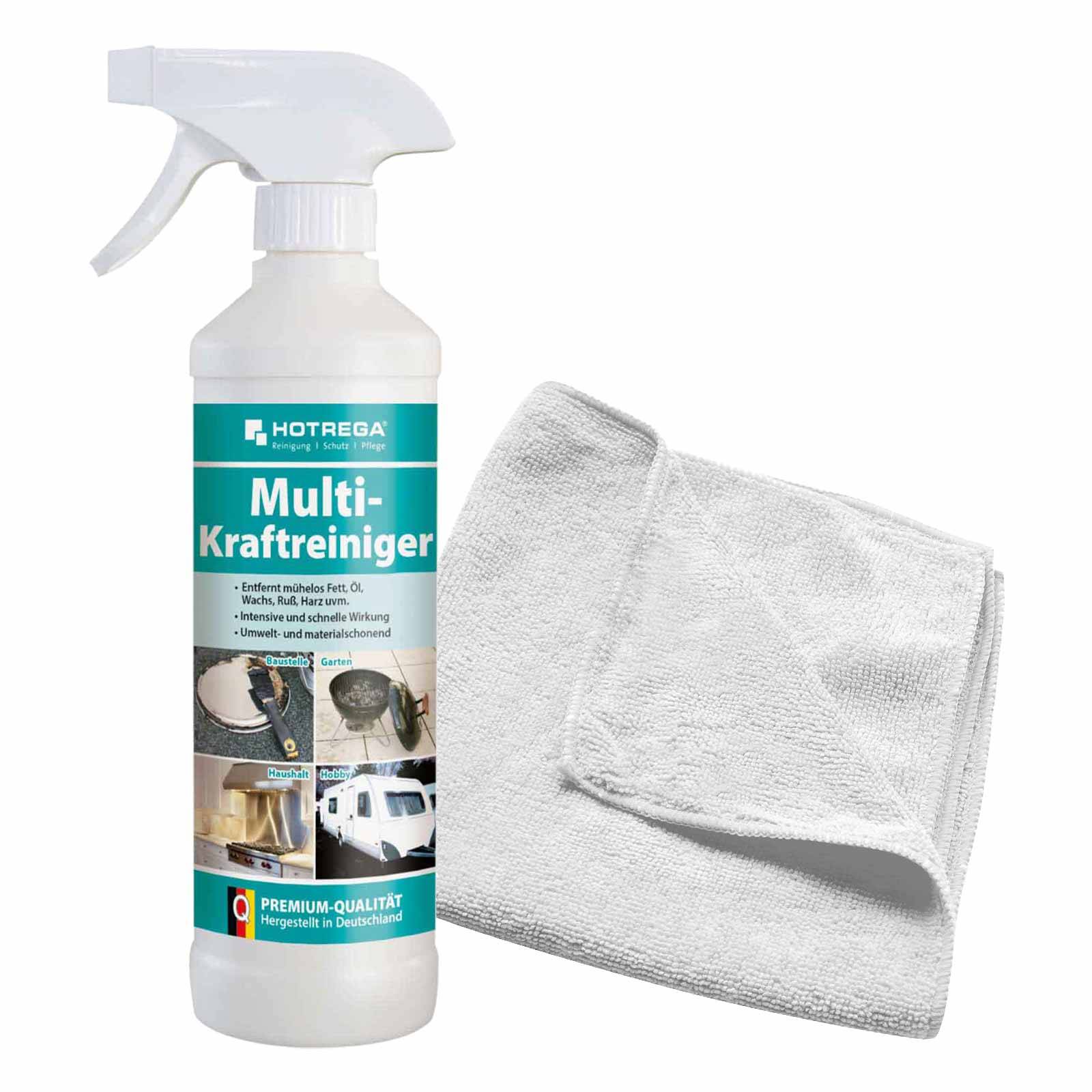 HOTREGA Multi Kraftreiniger 500 ml inkl. Microfasertuch