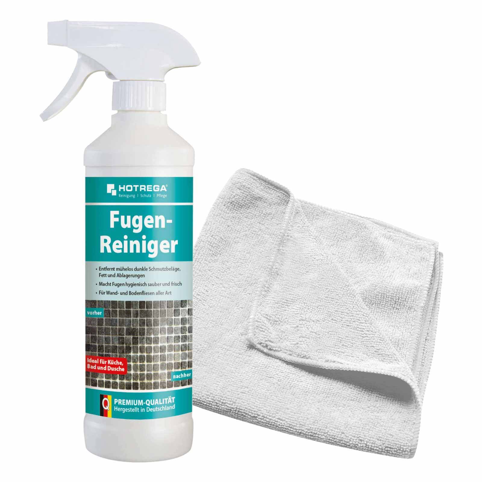 HOTREGA Fugenreiniger 500 ml inkl. Microfasertuch