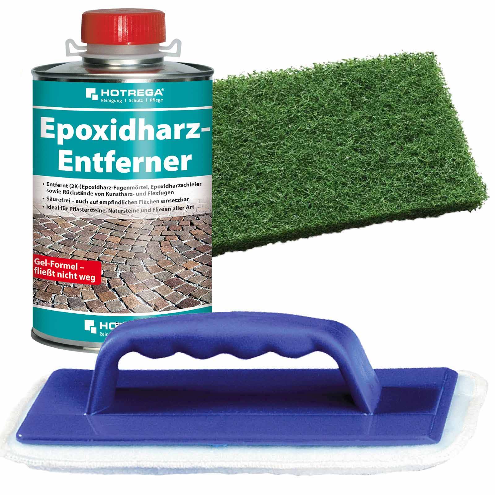 HOTREGA Epoxidharz Entferner 1L, Handpadhalter, Handpad
