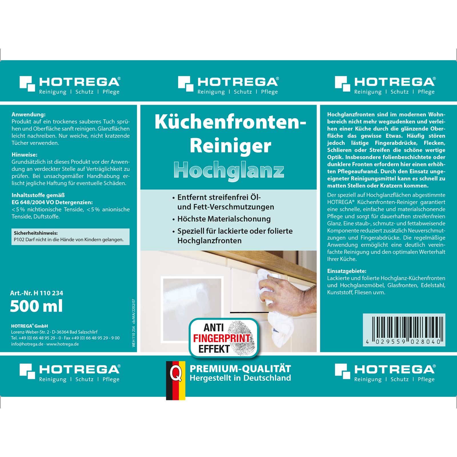 HOTREGA Küchen-Set Reinigung und Pflege Küchengeräte 8-teilig