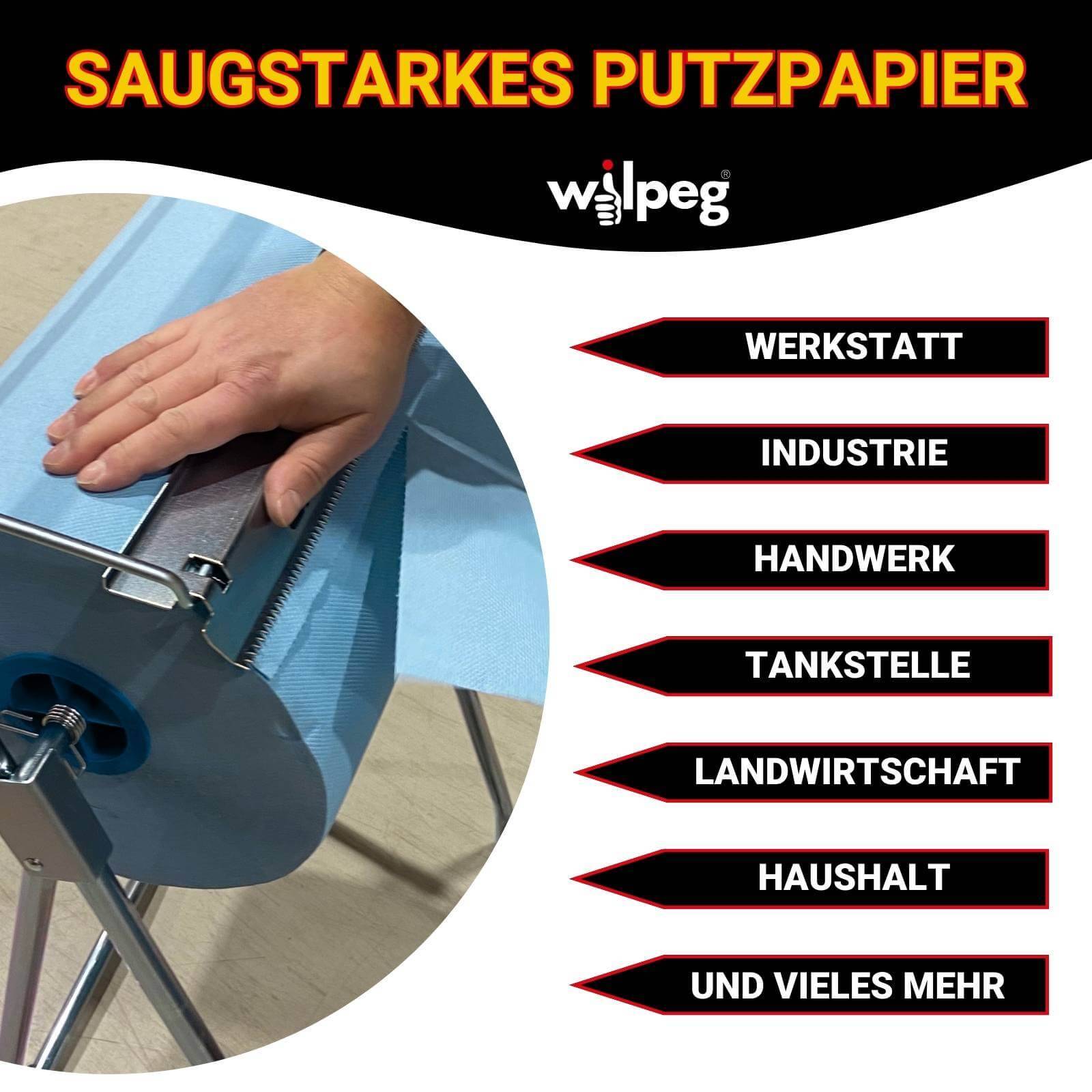 TECHNOLIT Papierrolle 3-lagig 1000 Blatt