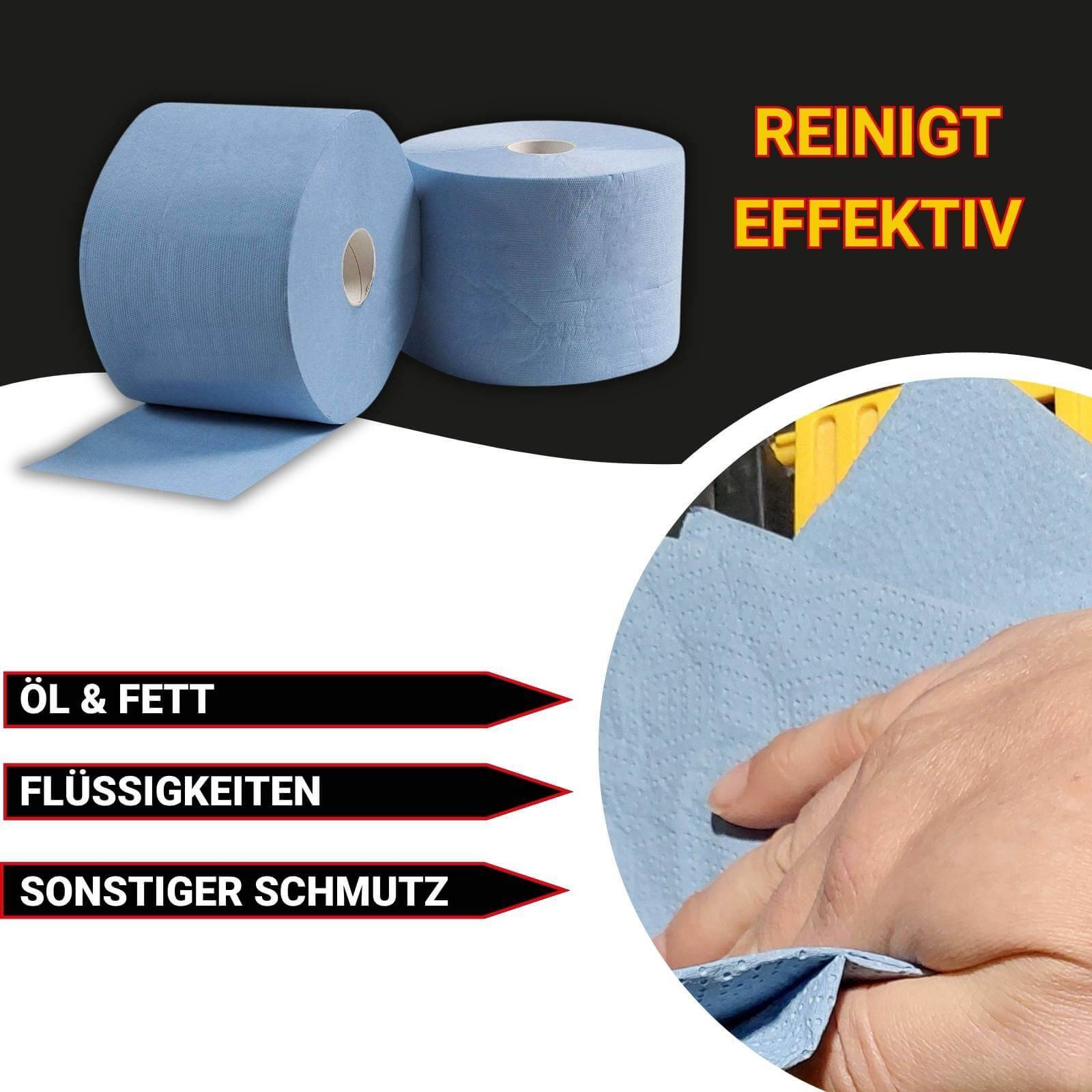 Wilpeg Papierrolle 22cm 2-lagig 2x 500 Blatt