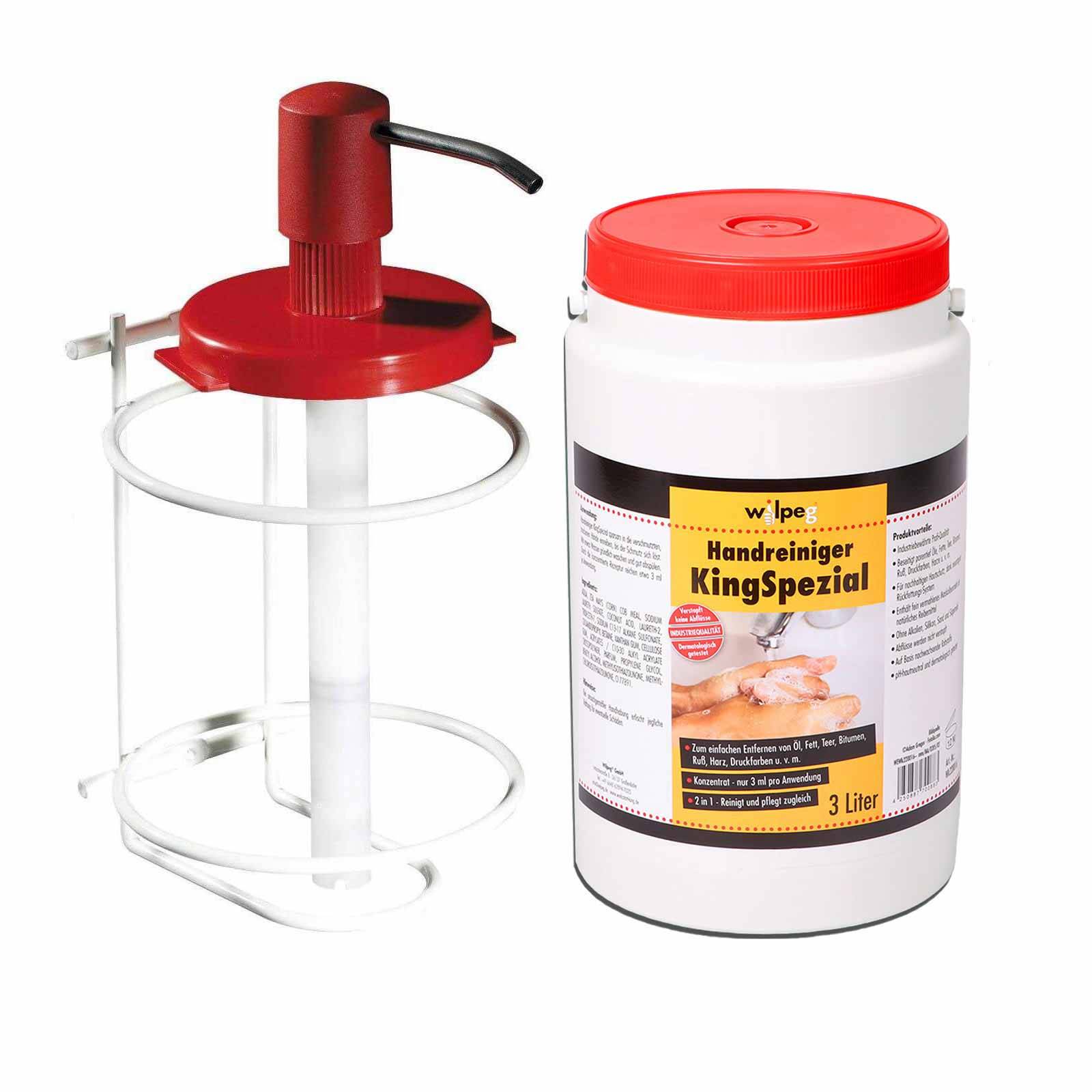 Wilpeg Handwaschpaste KingSpezial 3L inkl. Spendersystem