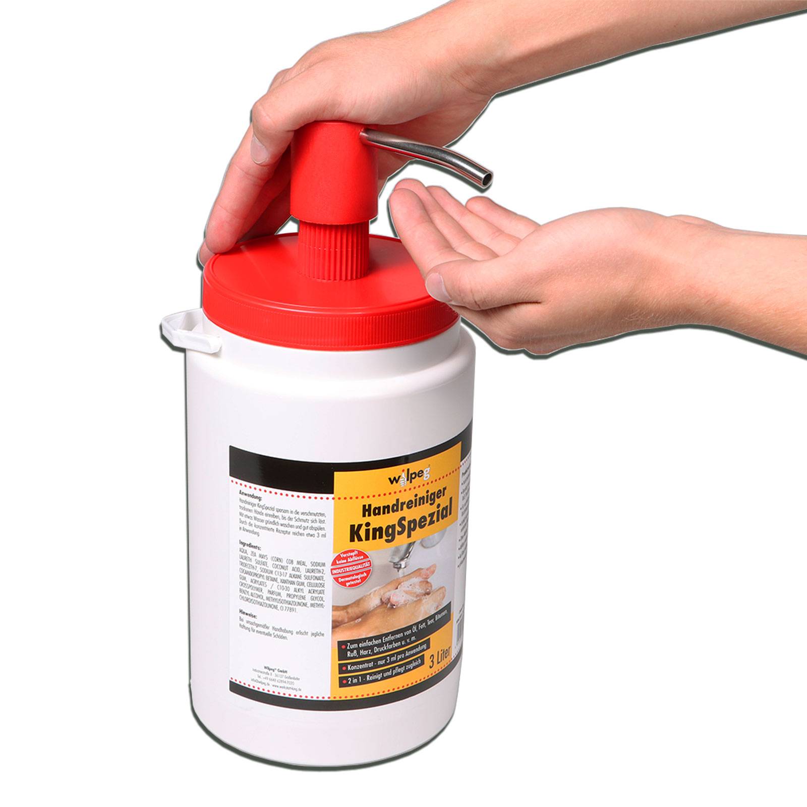Wilpeg Handwaschpaste KingSpezial 3L inkl. Spendersystem