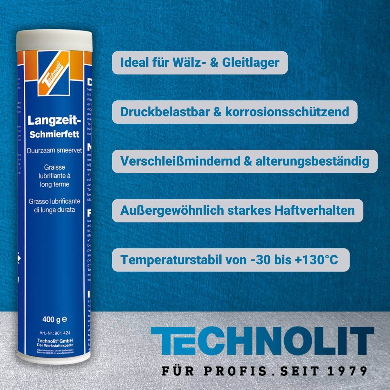 TECHNOLIT Langzeit-Schmierfett 400 g