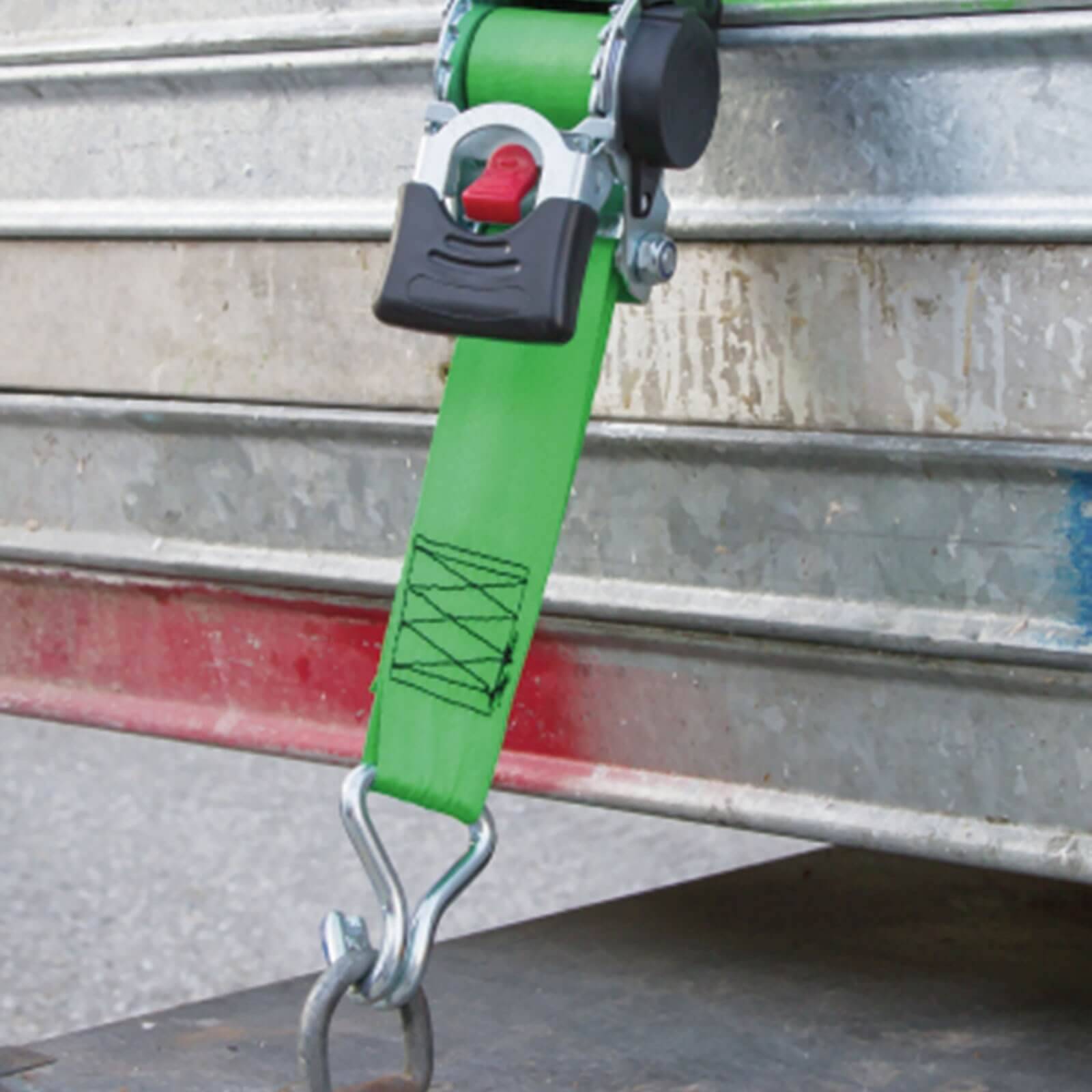 Kerbl Automatik-Zurrgurt + Spitzhaken