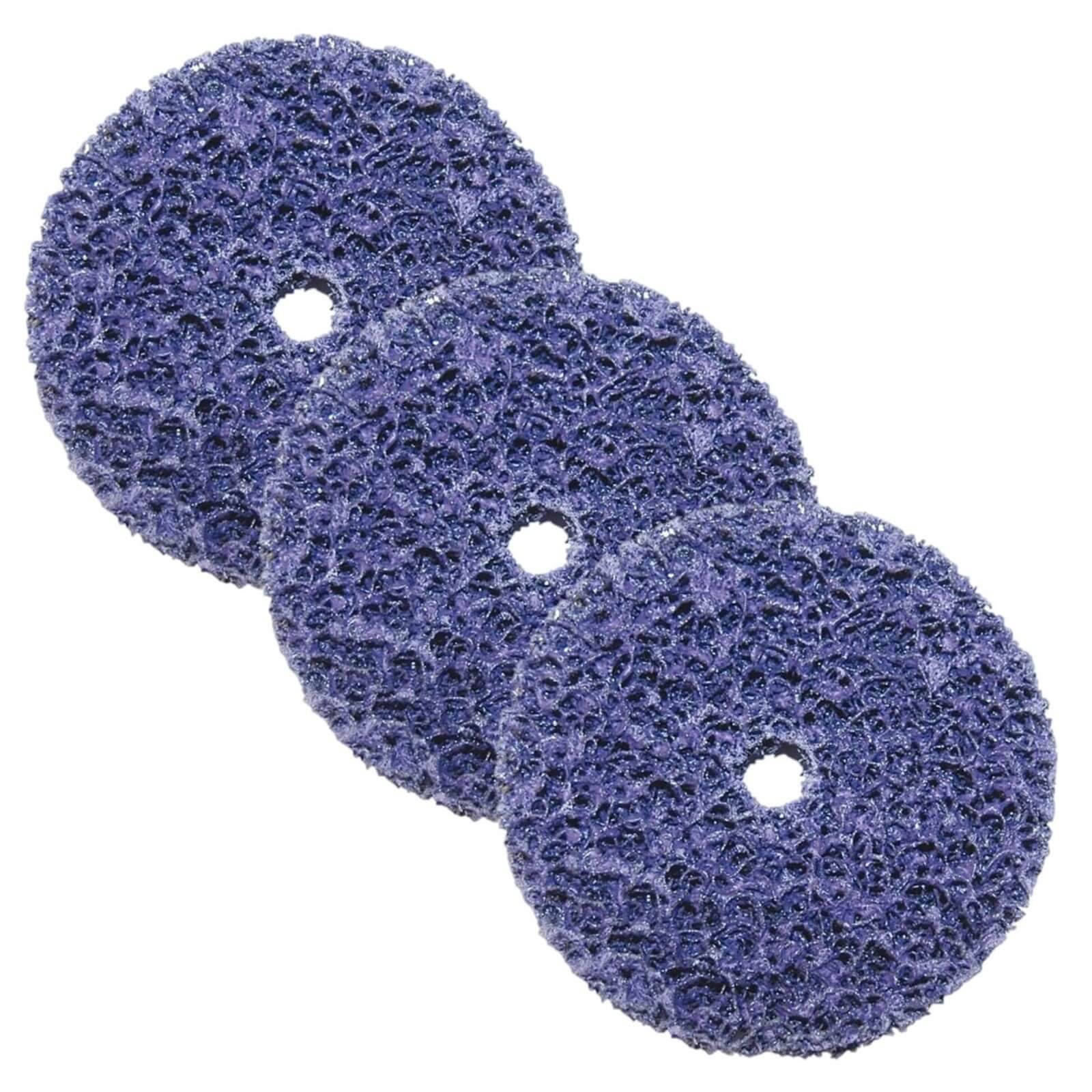 3M Scotch-Brite XT-DC Grobreinigungsscheiben - 3 Stück - Größe:100 x 13 mm