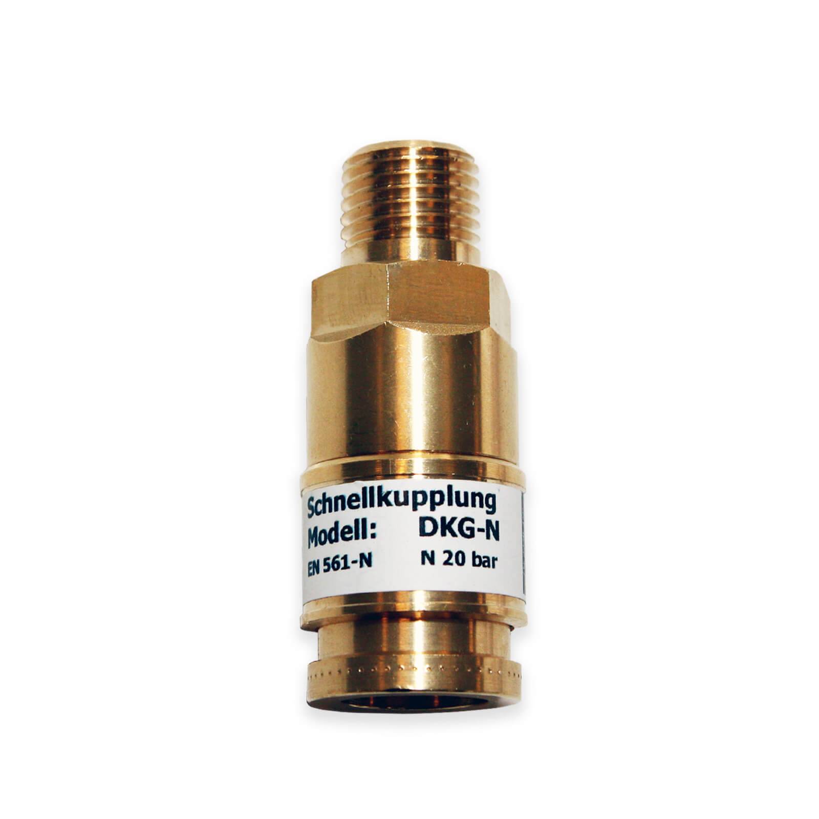 Ibeda Schnellkupplung DKG - Ausführung:Sauerstoff G 3/8'' RH