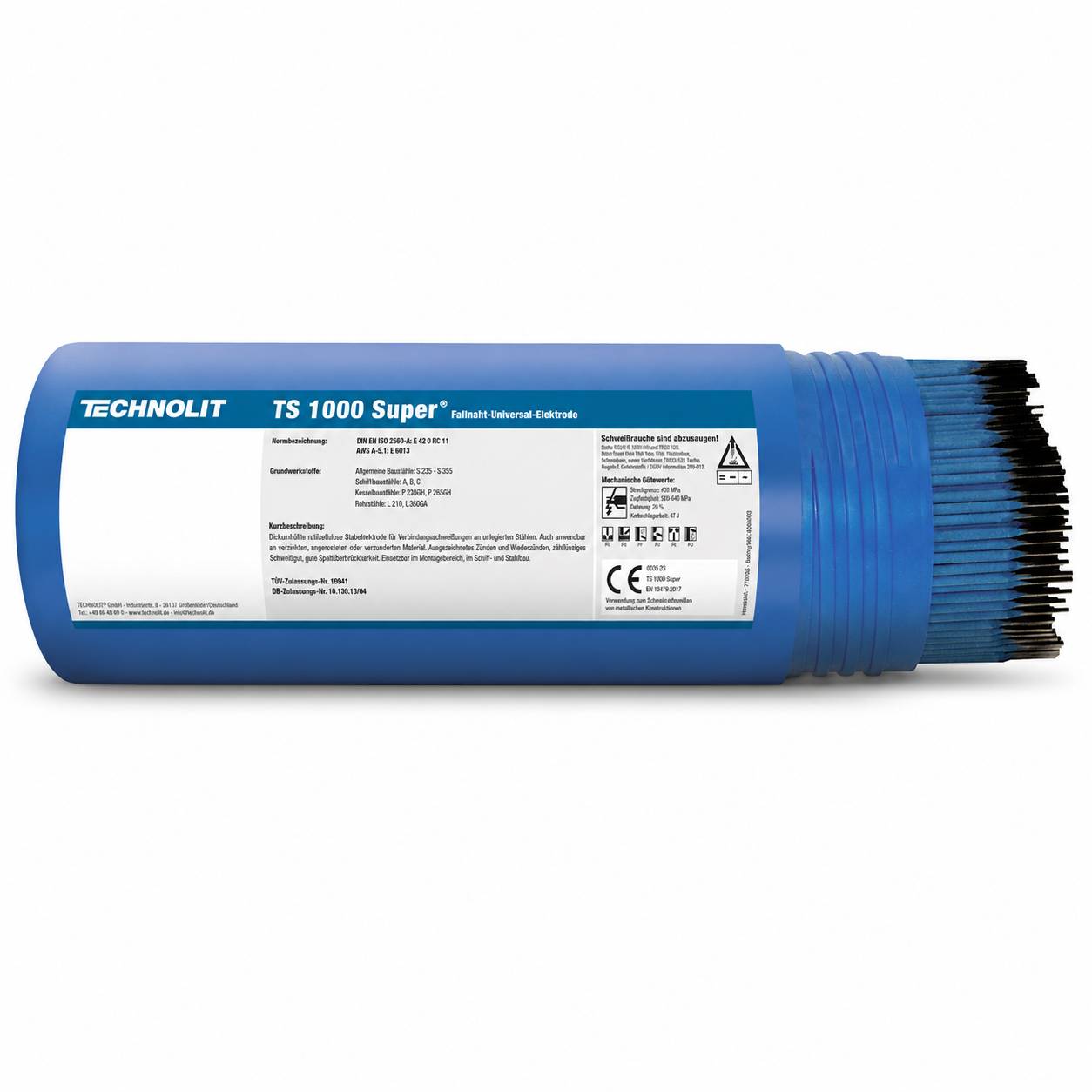 TECHNOLIT TS 1000 Super Fallnaht-Universal-Elektrode - Größe:5 kg 3.25 mm