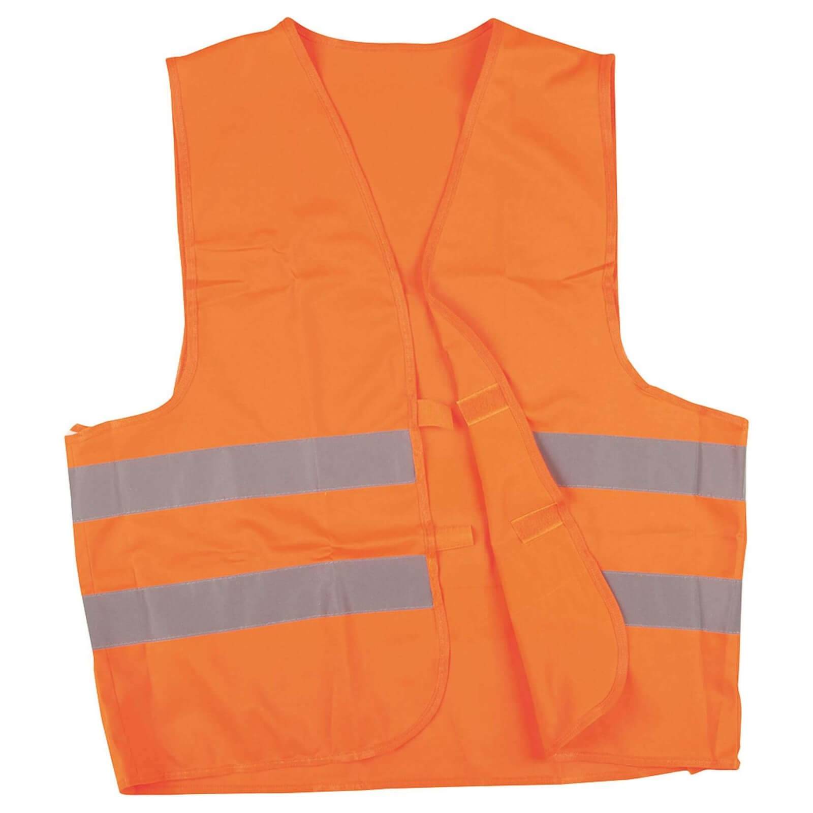 NITRAS Warnweste mit Reflexstreifen - Farbe:orange, Größe:XL