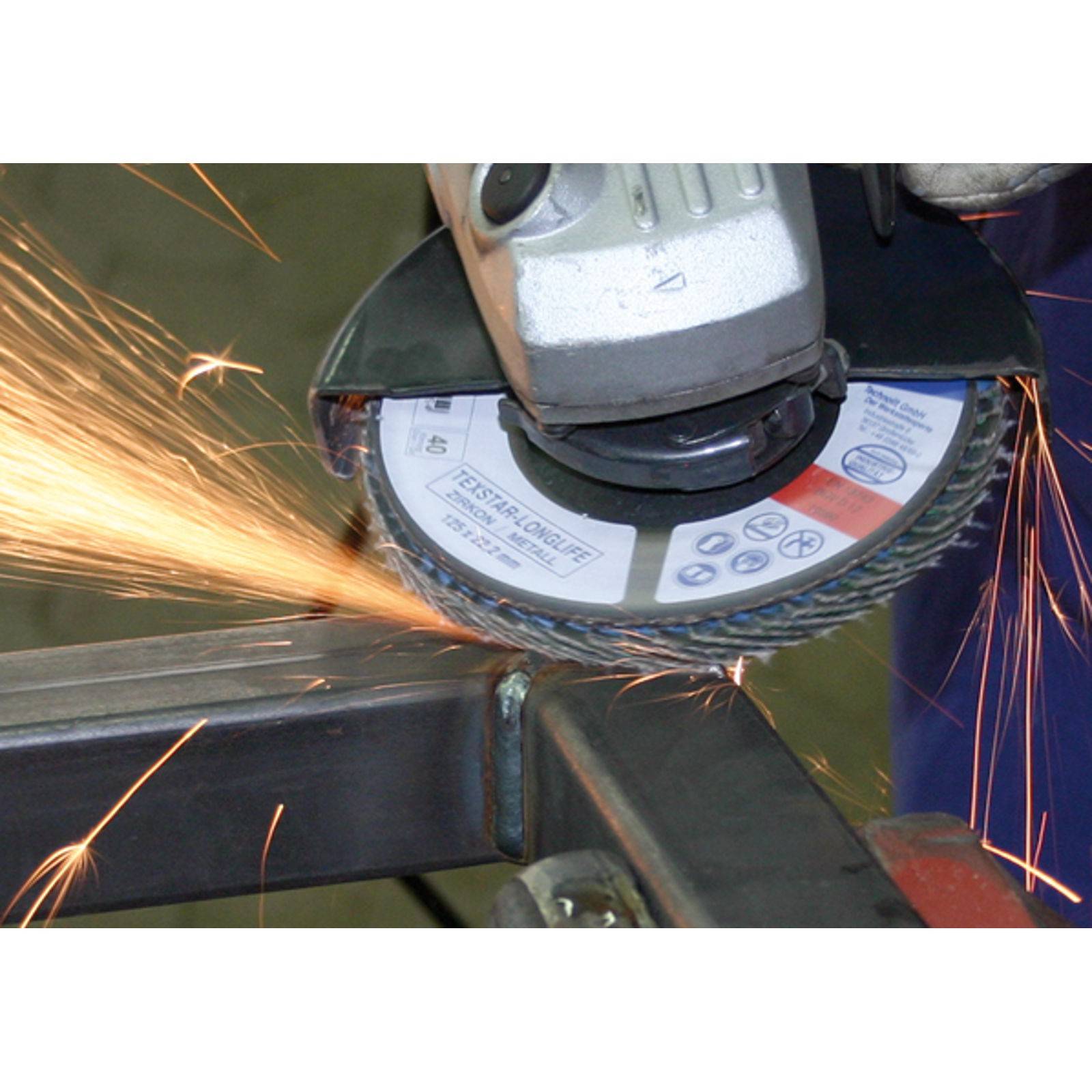 TECHNOLIT Texstar Longlife Fächerscheibe - Körnung:125 mm - ZK 40