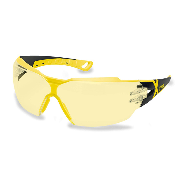uvex Schutzbrille pheos cx2 9198 - verschiedene Ausführungen - Farbe:schwarz-gelb / amber