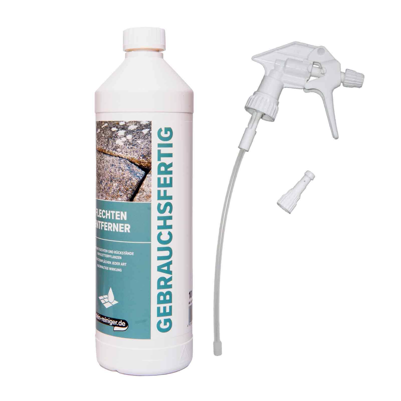 stein-reiniger.de Flechten Entferner 1 Liter inkl. Schaumsprüher