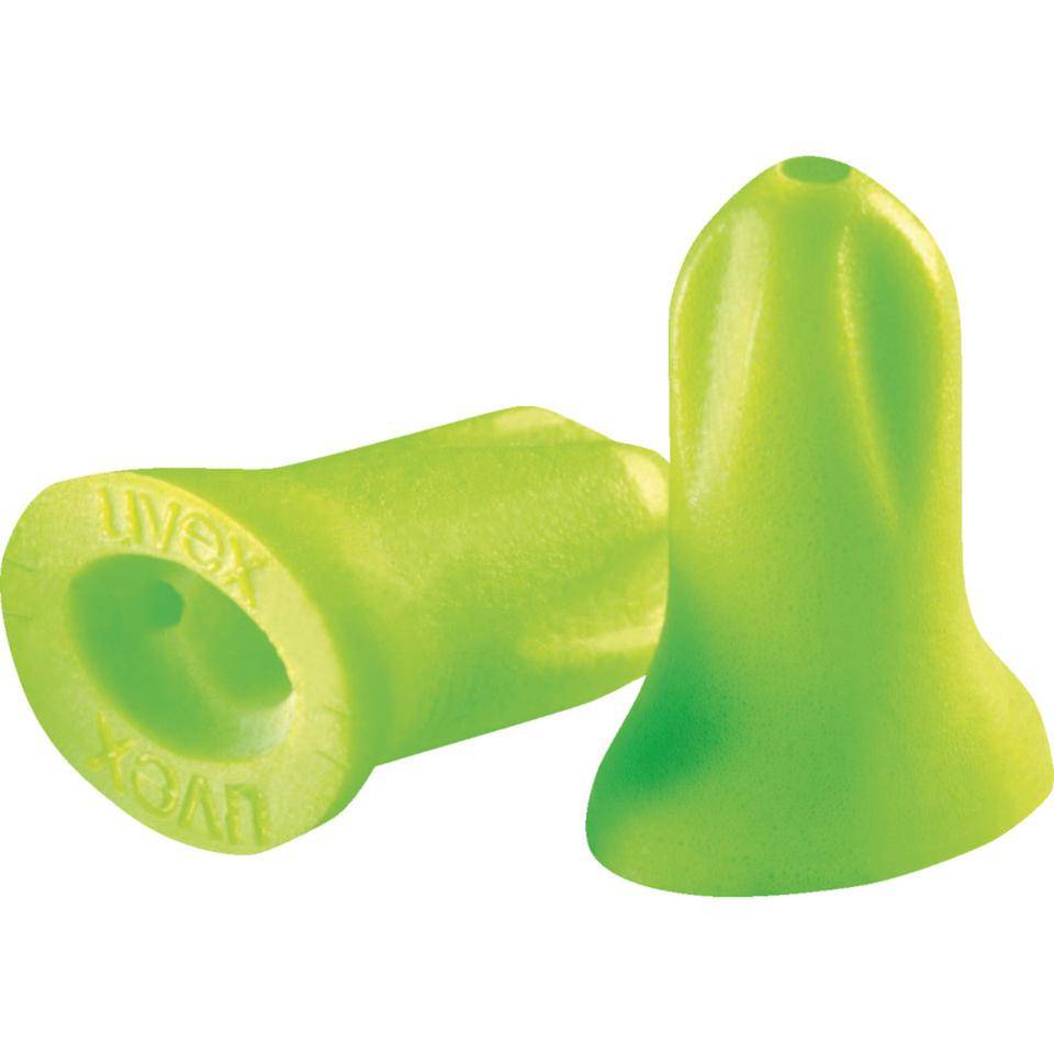 uvex Gehörschutzstöpsel hi-com, o. Kordel, Kat.III, PU-Schaumstoff, lime, 200 Paar/VE