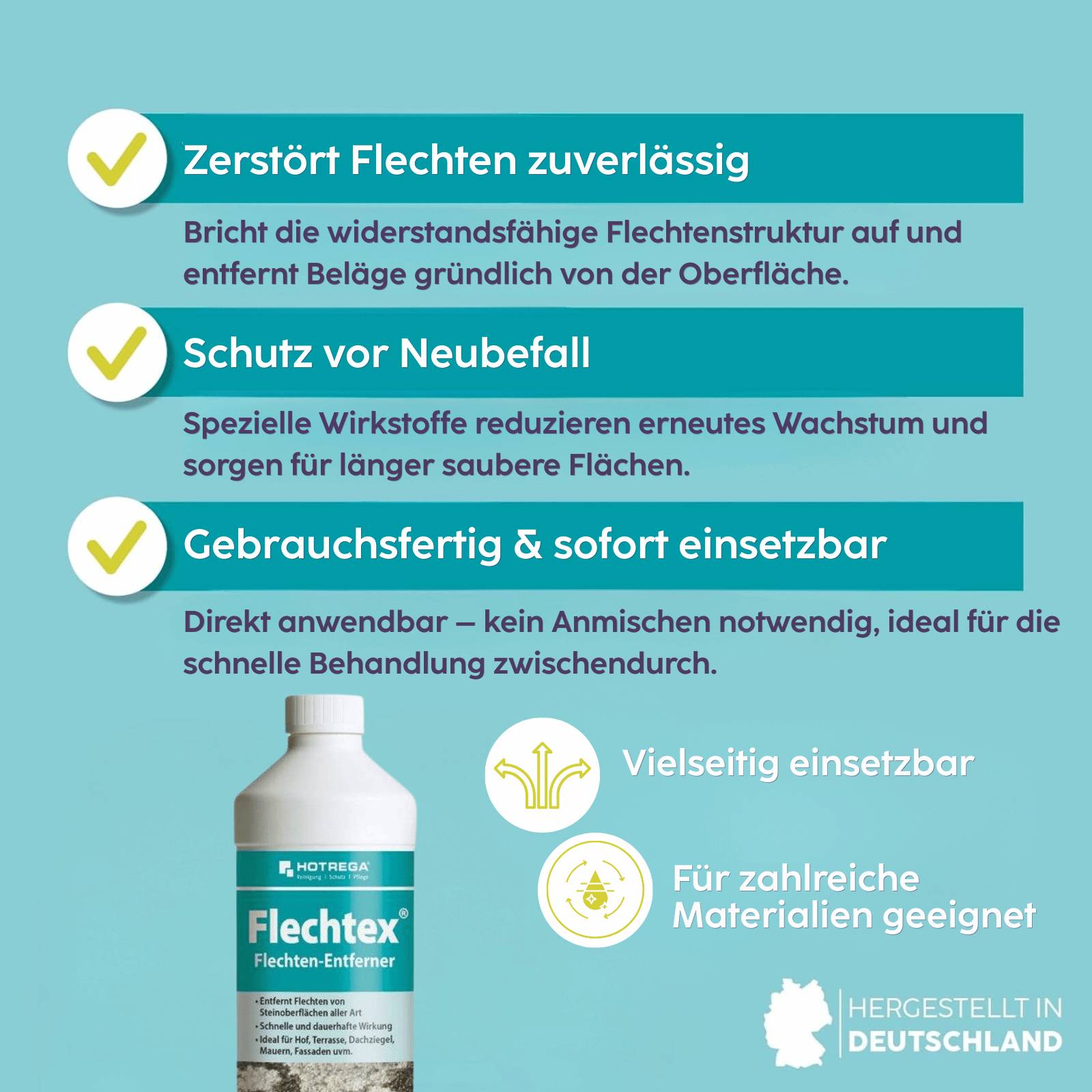 HOTREGA Flechtex Flechtenentferner 1 L