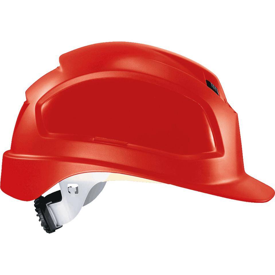 uvex Schutzhelm pheos B-WR, EN 397, rot, Polyethylen, 430g, Kopfweite 52-61cm