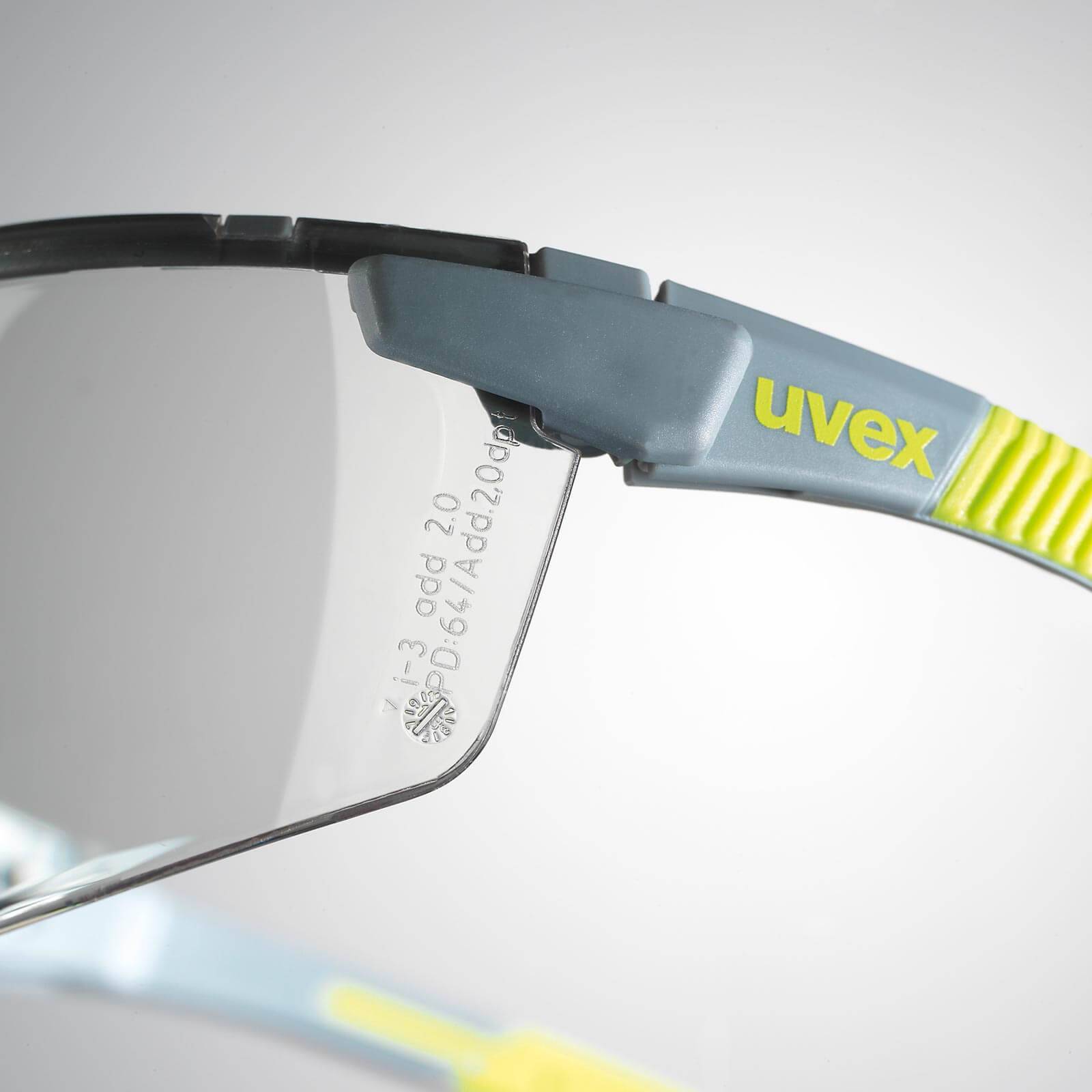 uvex Schutzbrille i-3 add +2.0 Dioptrien
