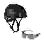 KASK Schutzhelm Plasma AQ + Schutzbrille grau - Farbe:schwarz