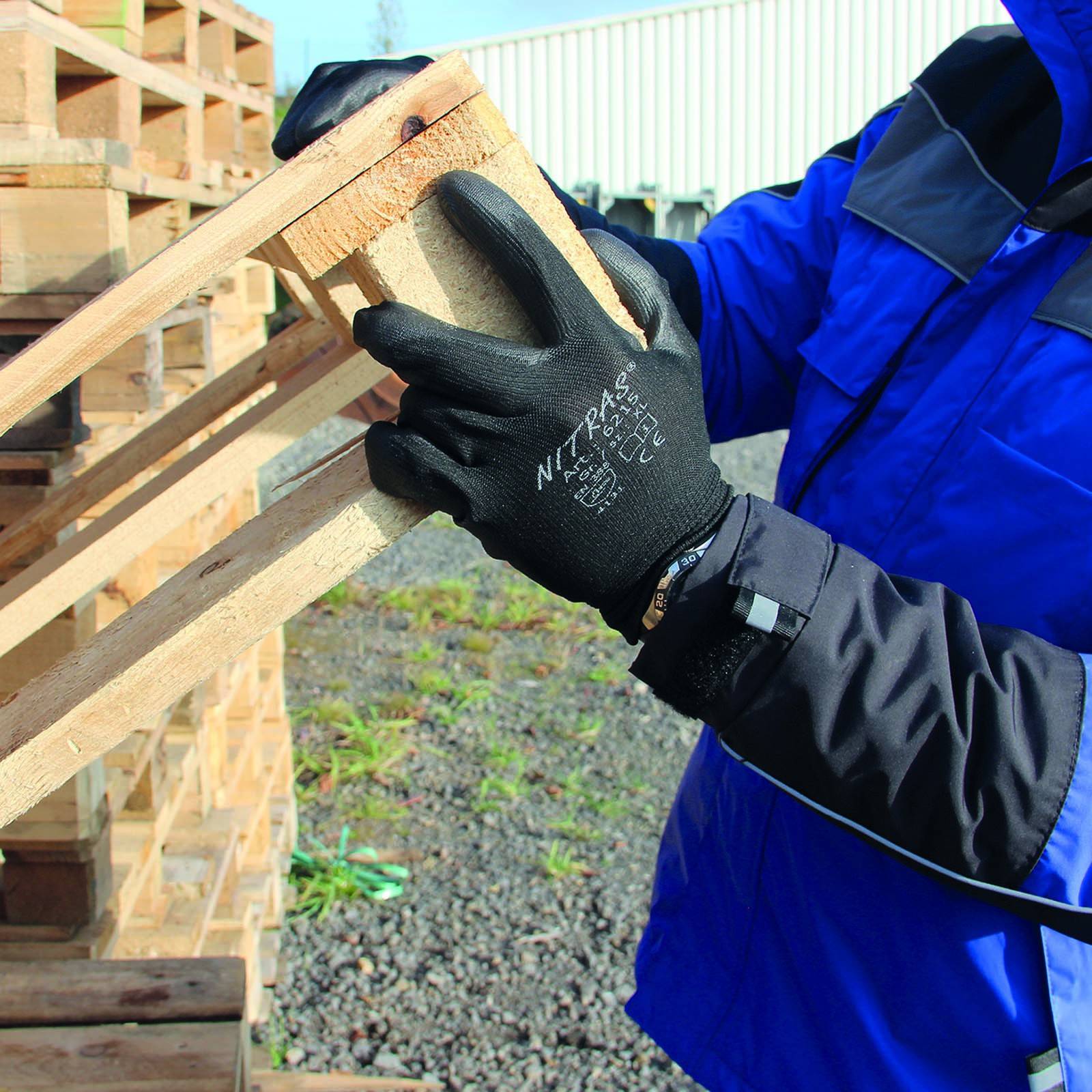 NITRAS Nylon Strickhandschuh 6215 - 240 Paar - Größe:8