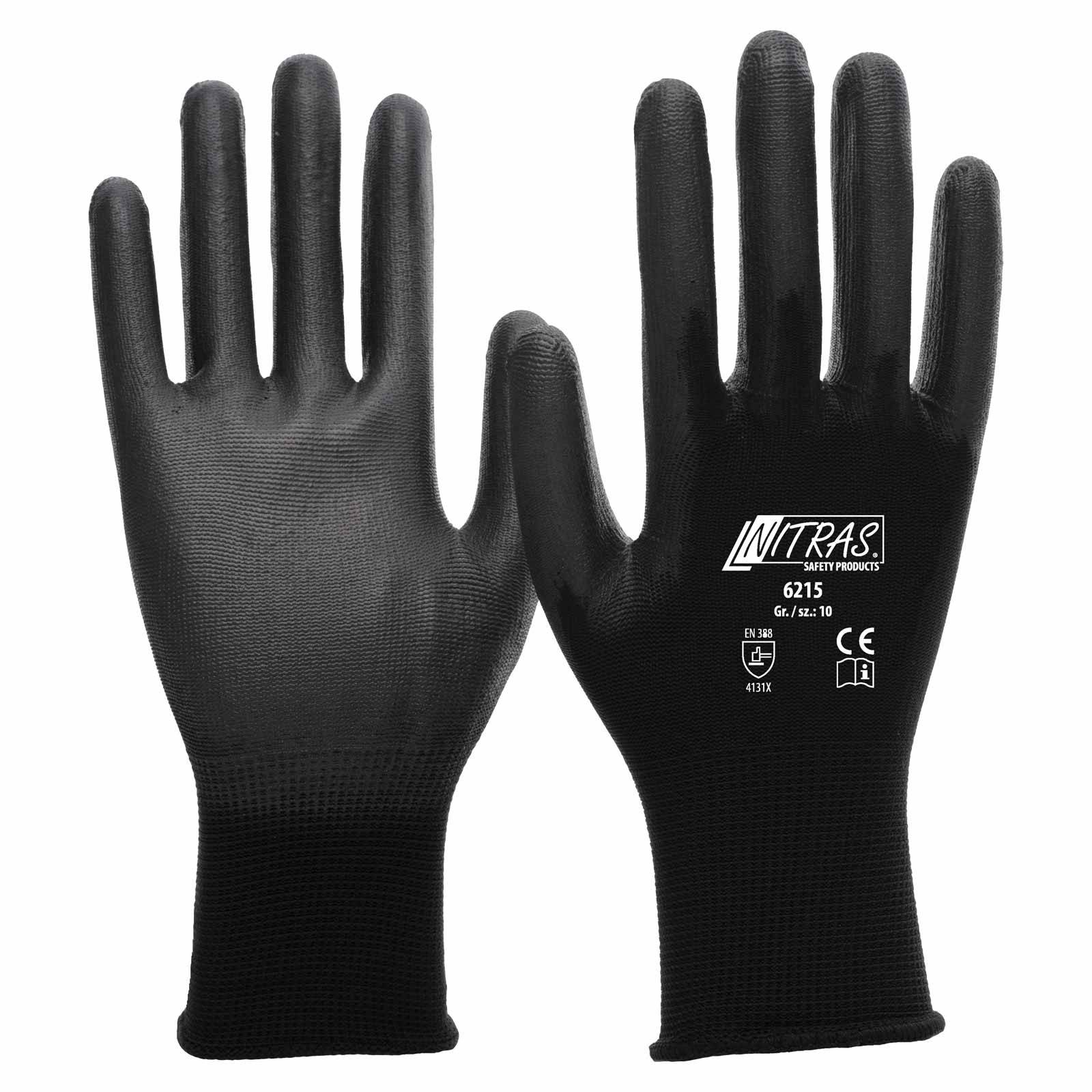 NITRAS Nylon Strickhandschuh 6215 - 240 Paar - Größe:7