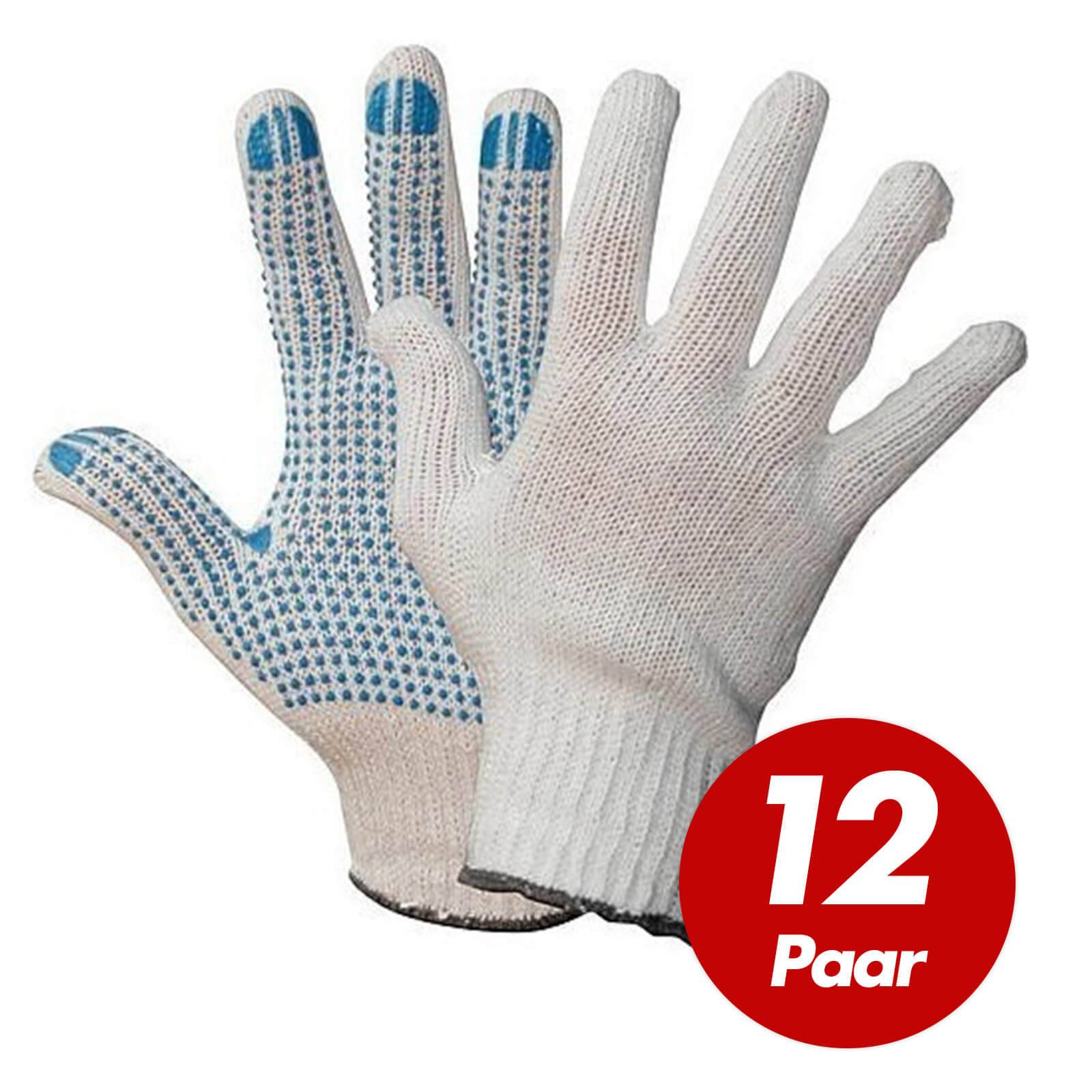 tprosafe Polyester Strickhandschuhe BluePoint 12 Paar - Größe:9