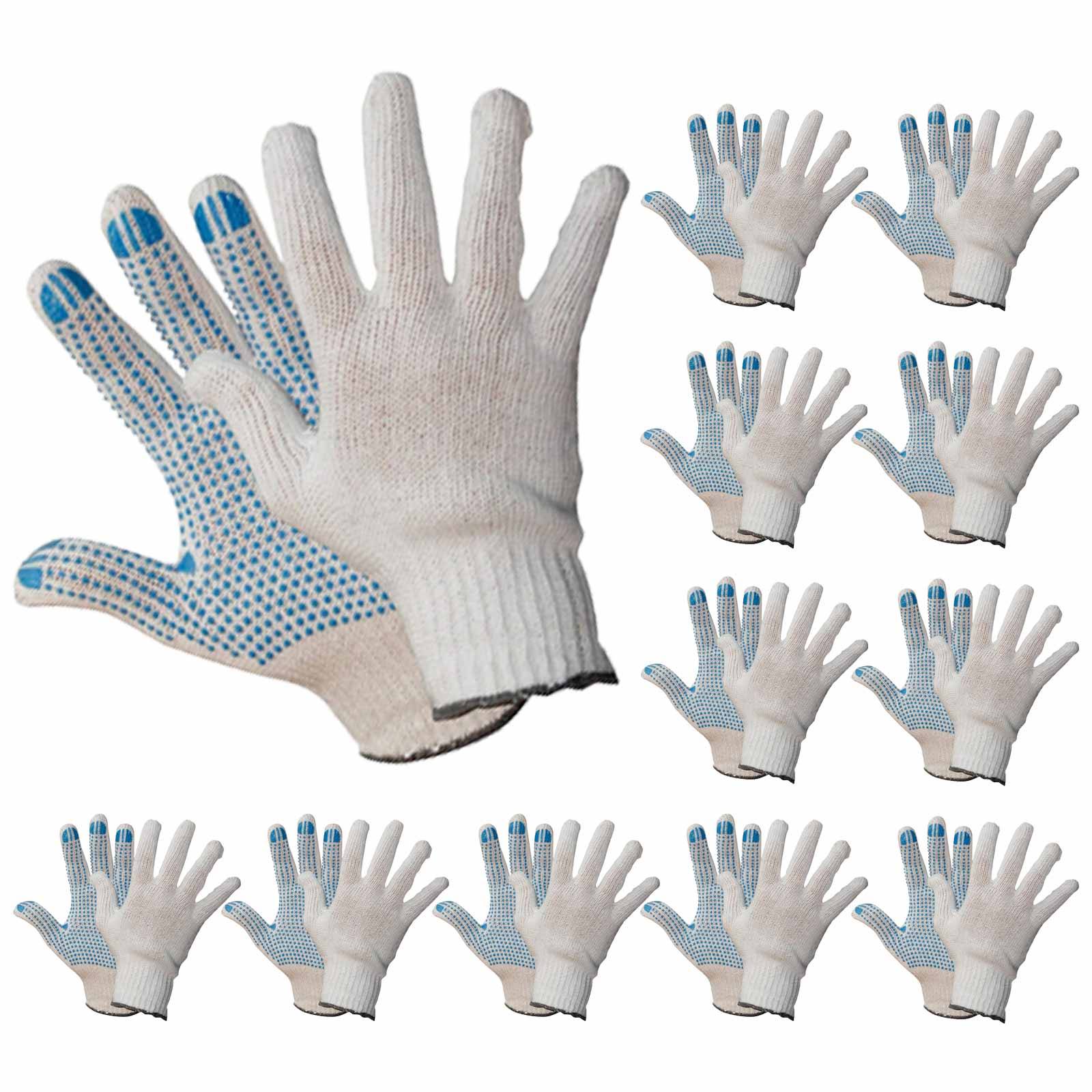 tprosafe Polyester Strickhandschuhe BluePoint 12 Paar - Größe:10