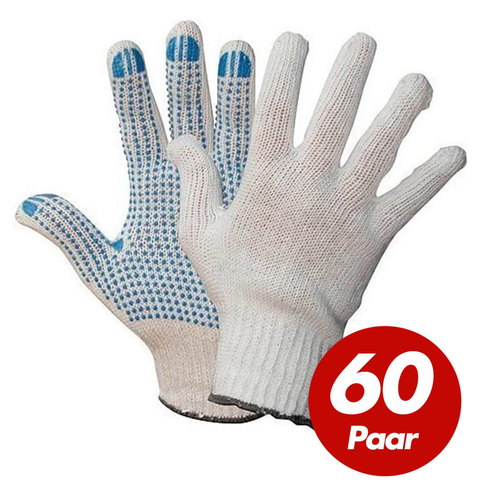 tprosafe Polyester Strickhandschuhe BluePoint 60 Paar - Größe:8