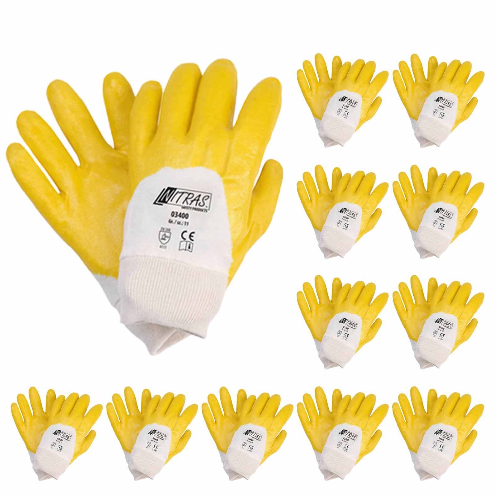 NITRAS Nitrilhandschuhe 03400 VPE 12 Paar - Größe:10