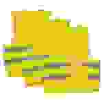 NITRAS Warnweste mit Reflexstreifen - 3 Stück - Farbe:gelb, Größe:XL
