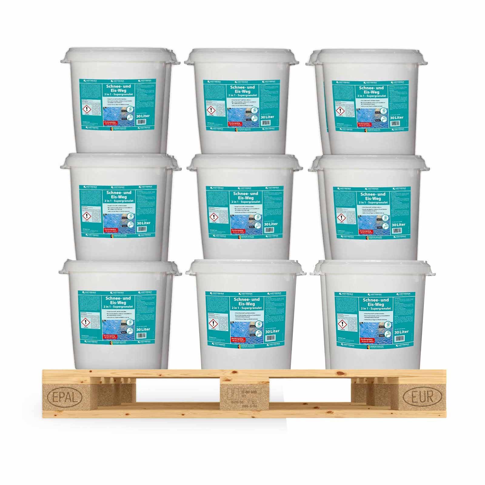 HOTREGA Schnee und Eis Weg 2in1 Supergranulat 30L Palette