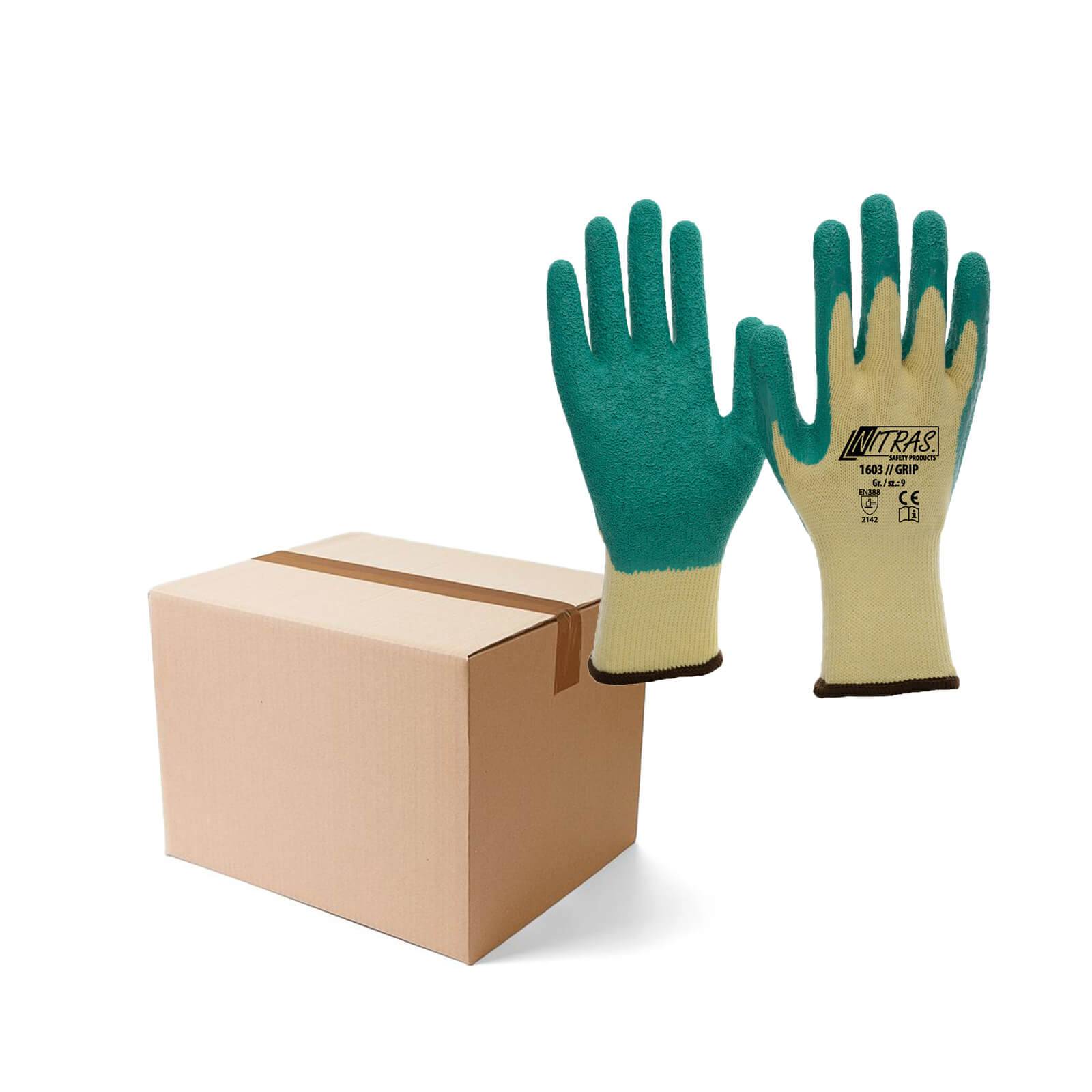 NITRAS Grip Allroundhandschuhe 1603 - VPE 120 Paar - Größe:10