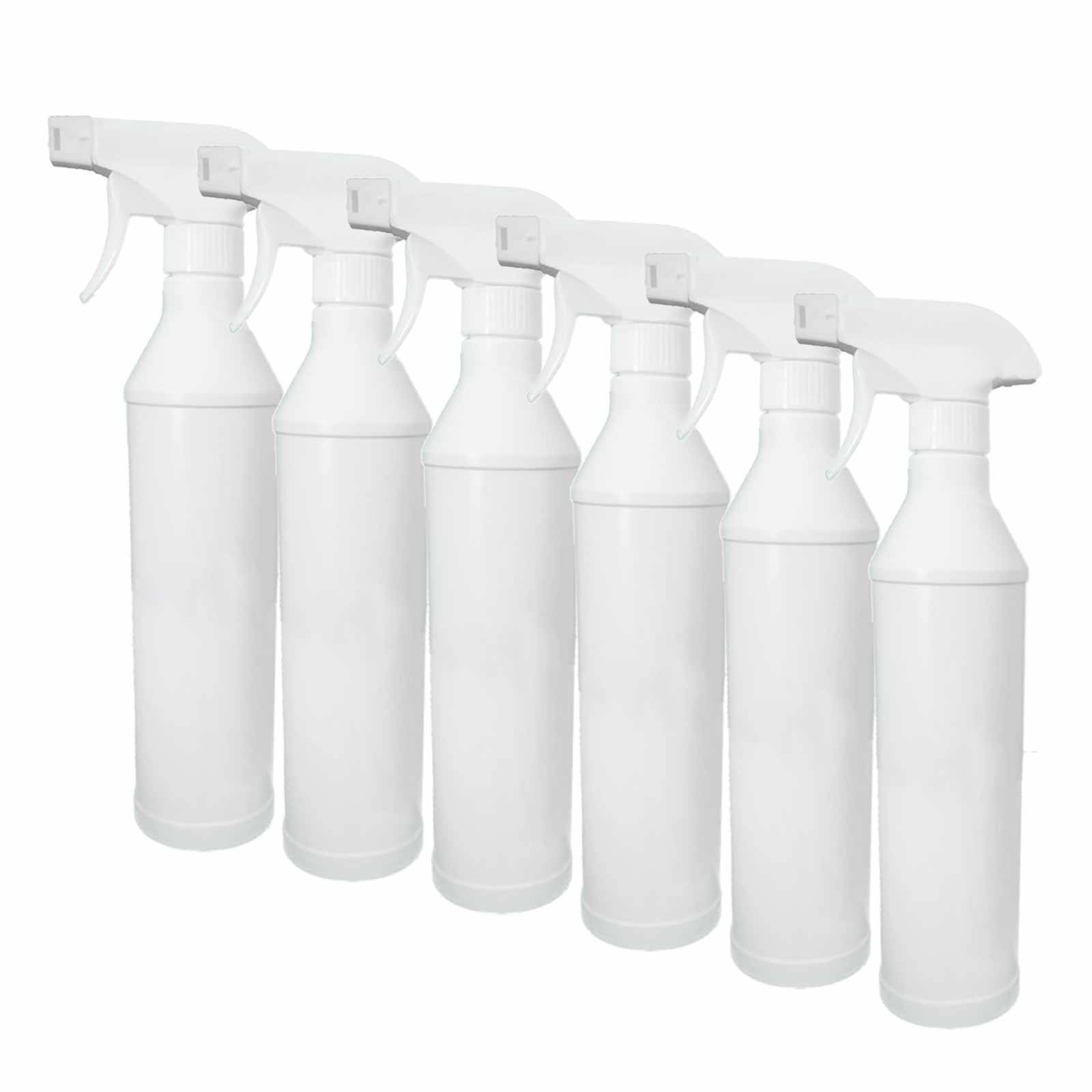 Wilpeg Sprühflasche mit Sprühkopf 500 ml - 6 Stück