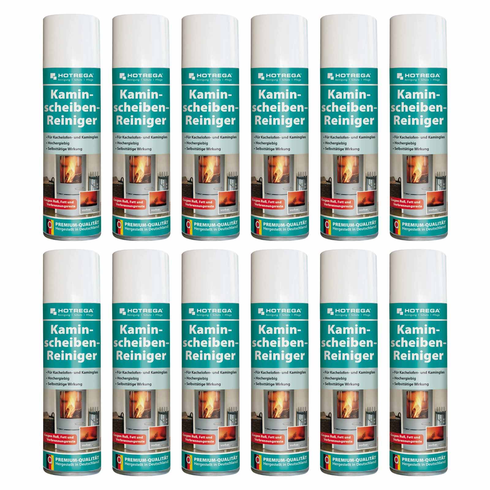 HOTREGA Kaminscheiben Reiniger 12x 300 ml