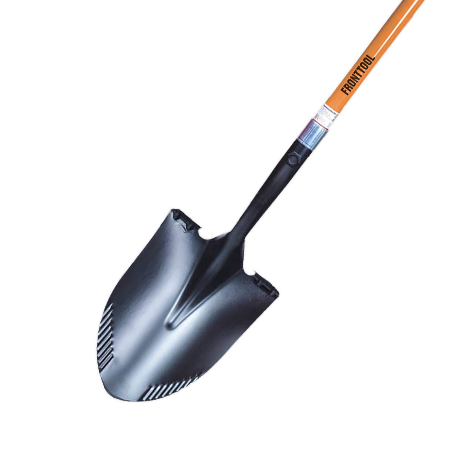 FRONTTOOL Spatenschaufel 2in1 Fiberglasstiel