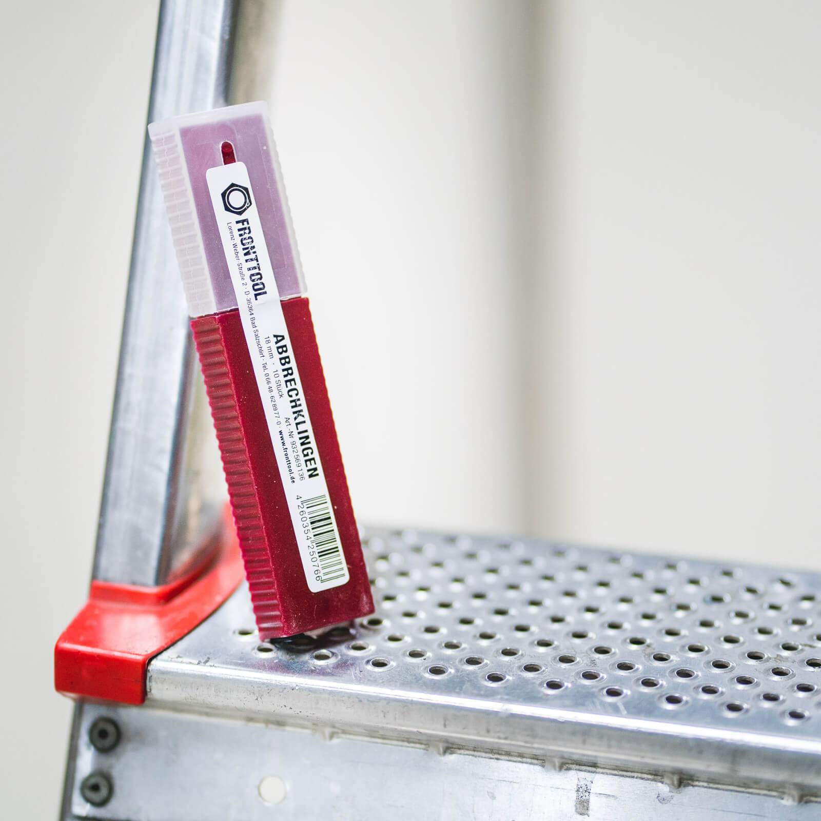 FRONTTOOL Abbrechklingen - Ersatzklingen für Cuttermesser 18 mm - 10 Stück