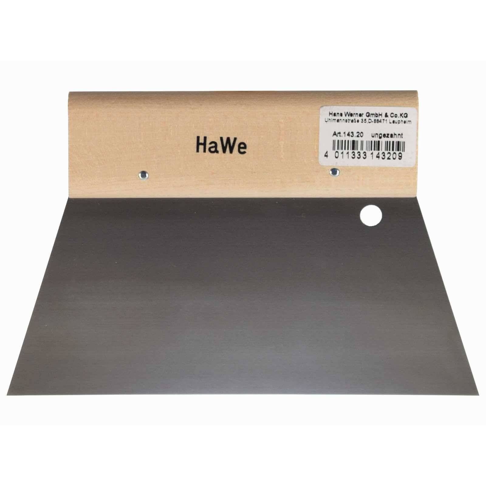 HaWe Zahnspachtel - Ausführung:Trapezzahn für Bodenverlegung B3