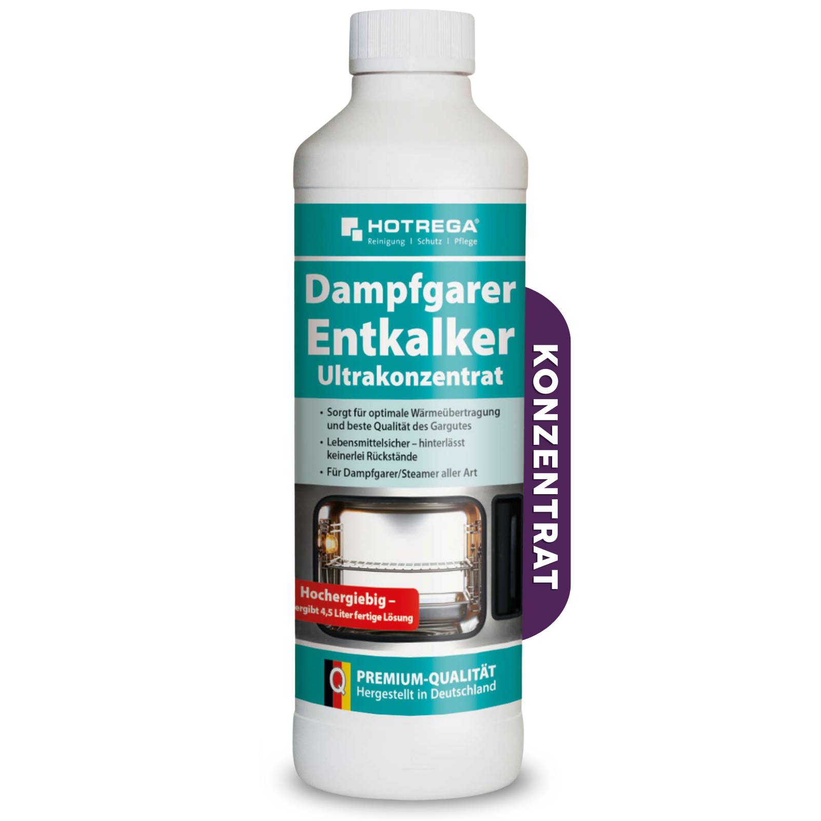 HOTREGA Dampfgarer Entkalker Ultrakonzentrat 500 ml