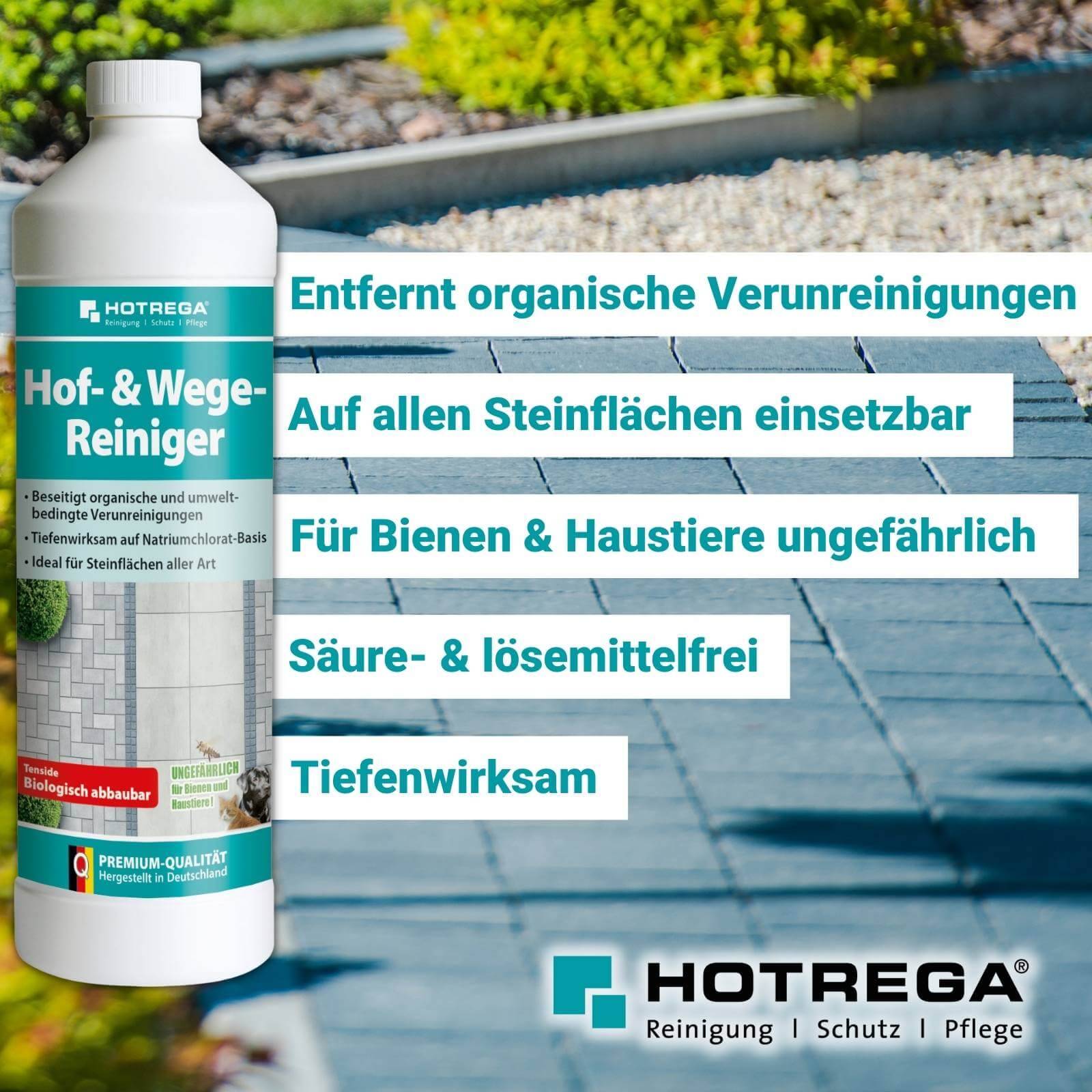 HOTREGA Hof- & Wege-Reiniger Konzentrat 1 Liter