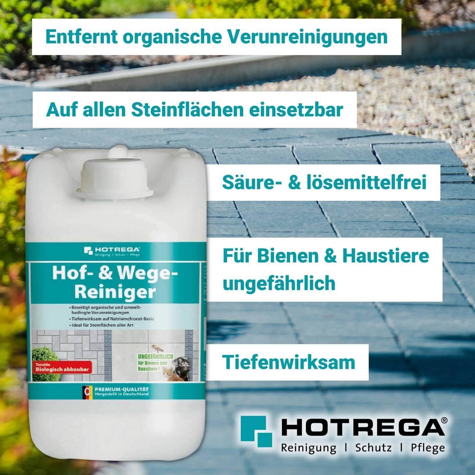 HOTREGA Hof- & Wege-Reiniger Konzentrat 5 L