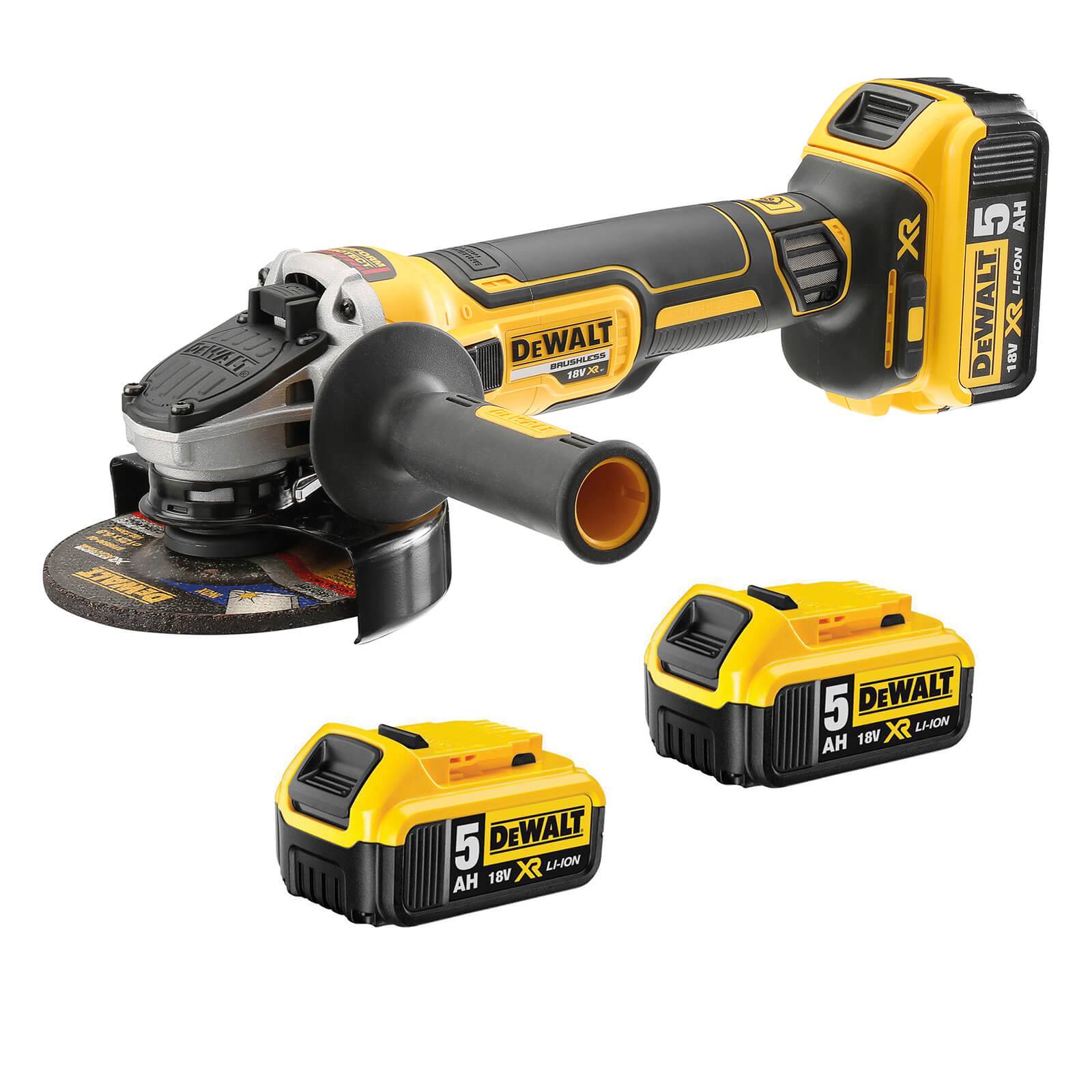 DeWALT Akku-Winkelschleifer DCG405P3-QW 18V