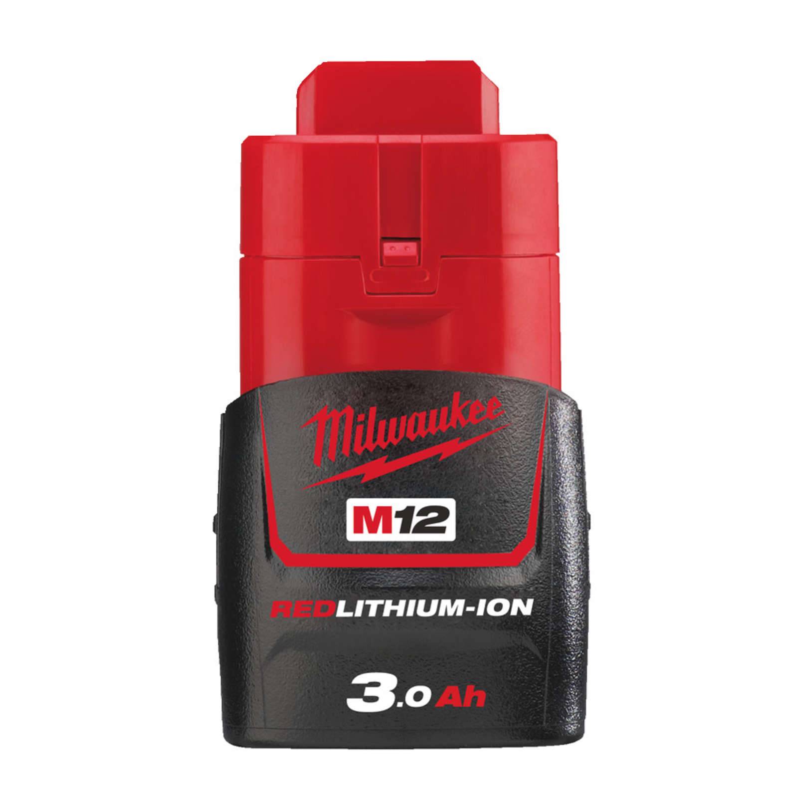 Milwaukee Akku M12B3 12V 3.0Ah Ersatzakku Akkupack Batterie Steckakku RedLithium