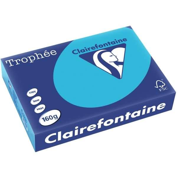 Kopierpapier Trophee A4 160g/qm VE=250 Blatt royalblau