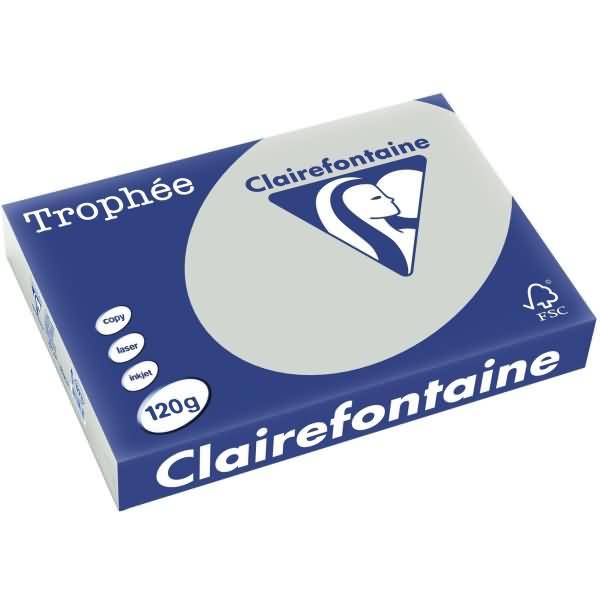 Kopierpapier Trophee A4 120g/qm VE=250 Blatt stahlgrau